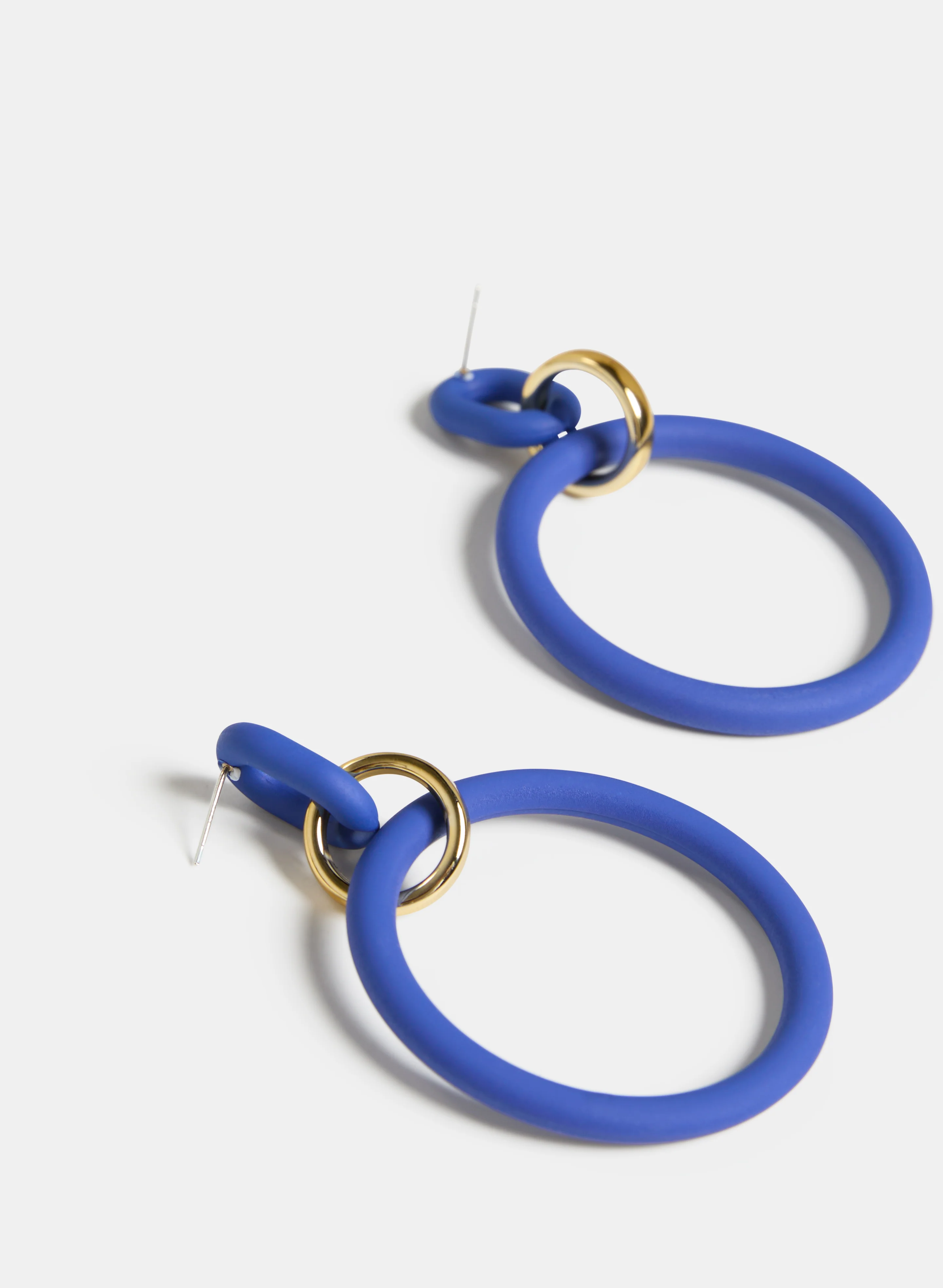 Rubber Hoop Earrings - Image 2