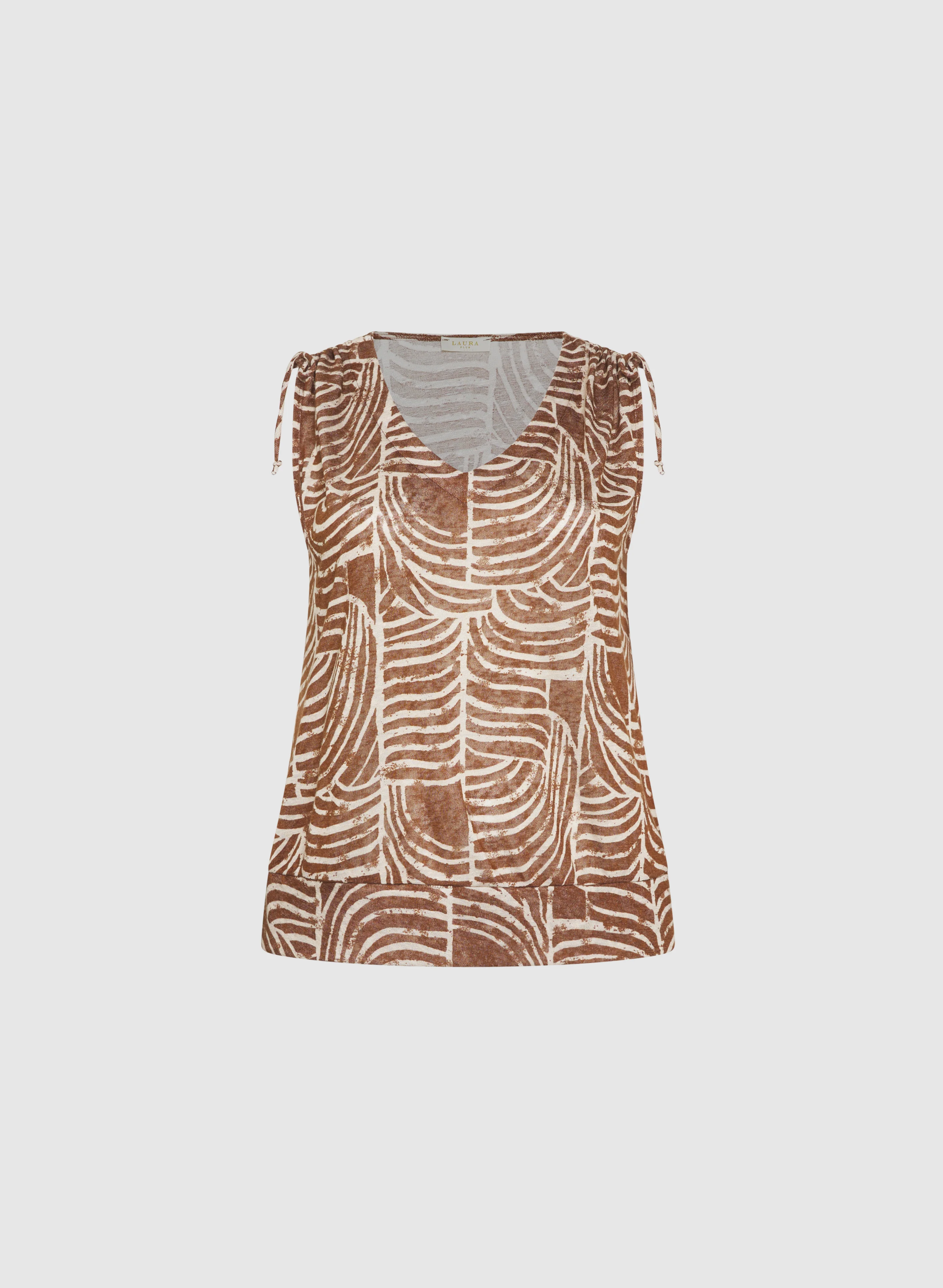 Ruched Abstract Top - Image 6