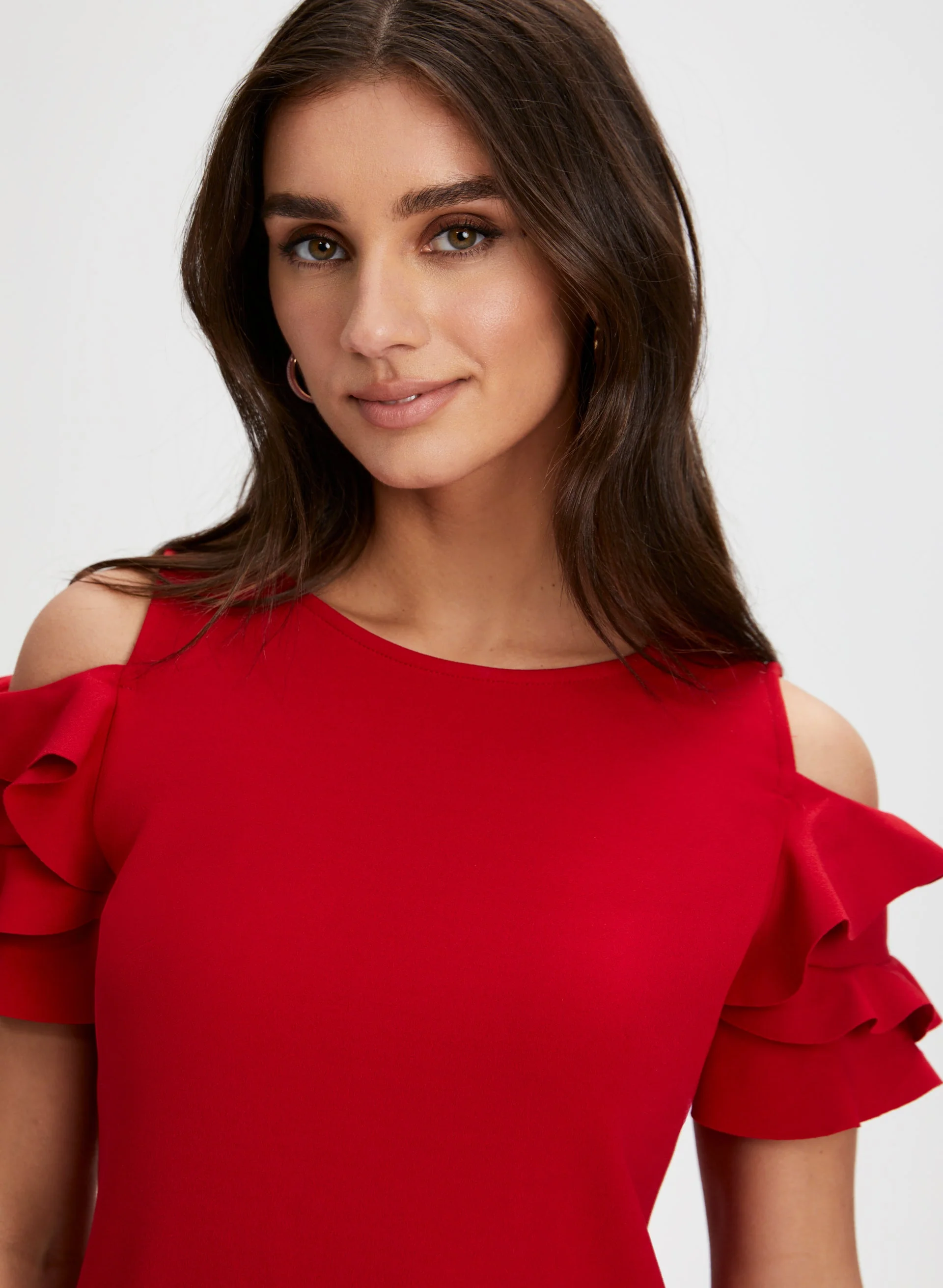 Ruffle Detail Day Dress - Image 2