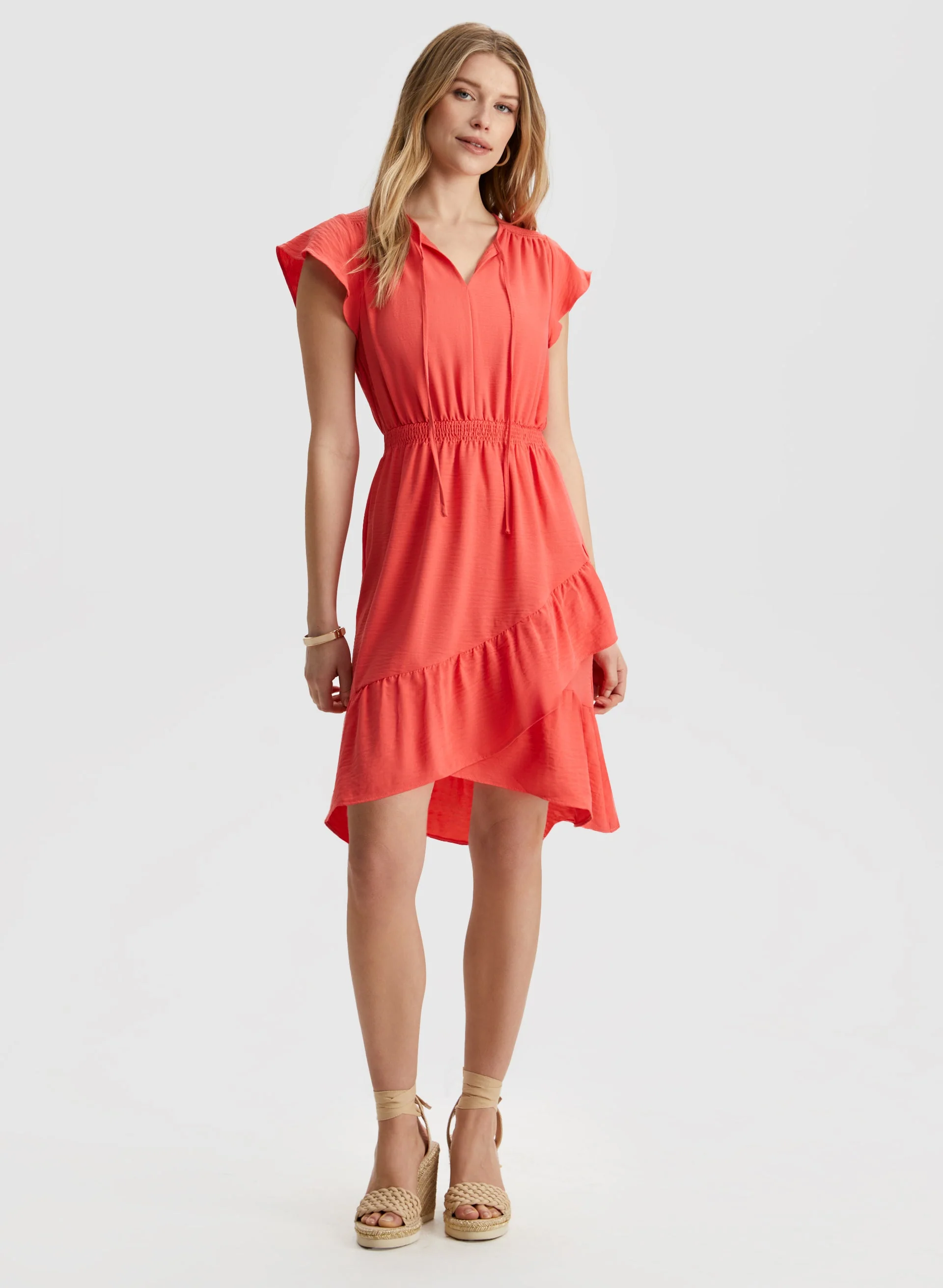 Ruffle Detail Dress