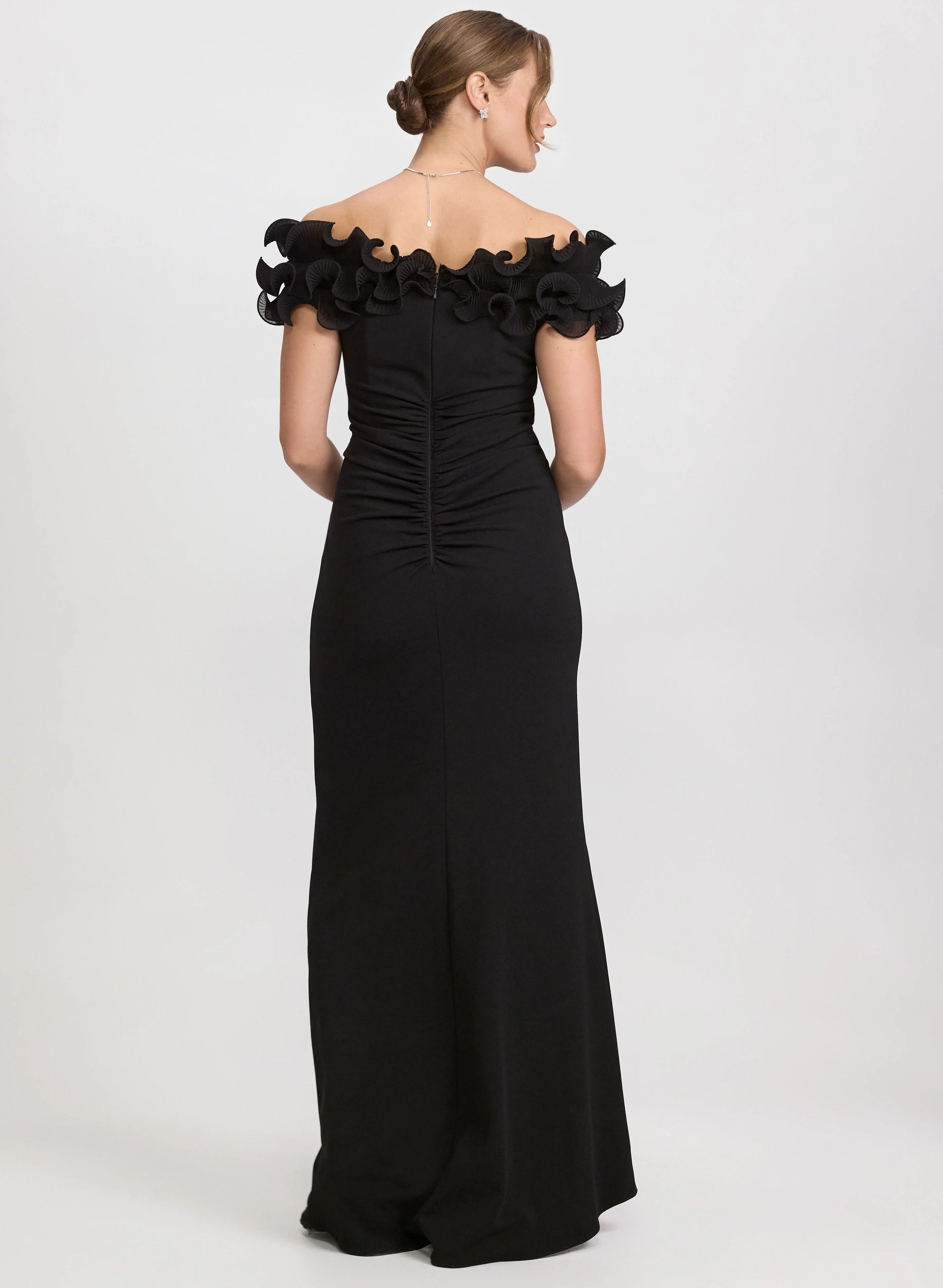 Ruffle Off-The-Shoulder Dress - Image 3