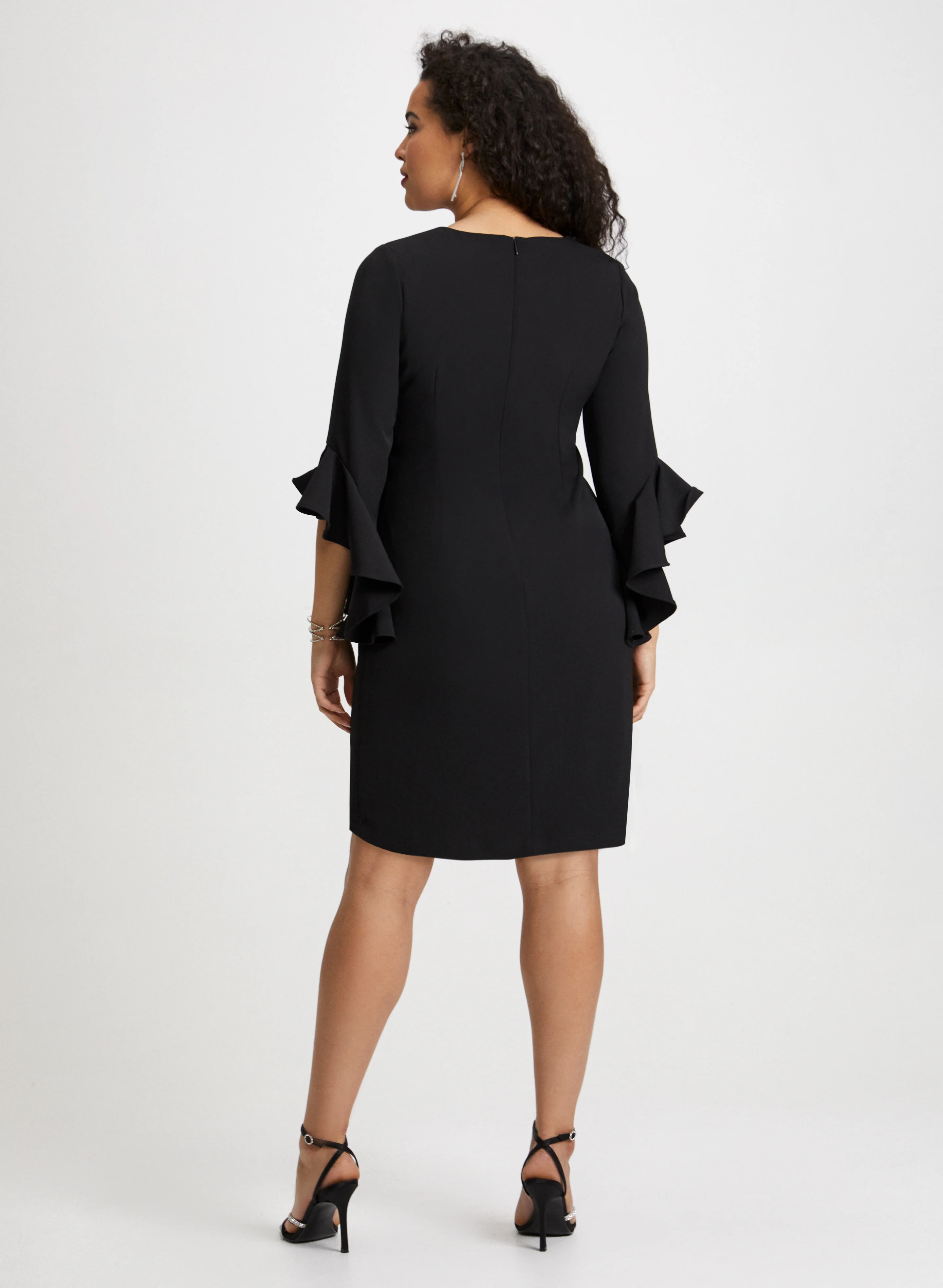 Ruffle Sleeve Dress - Image 3