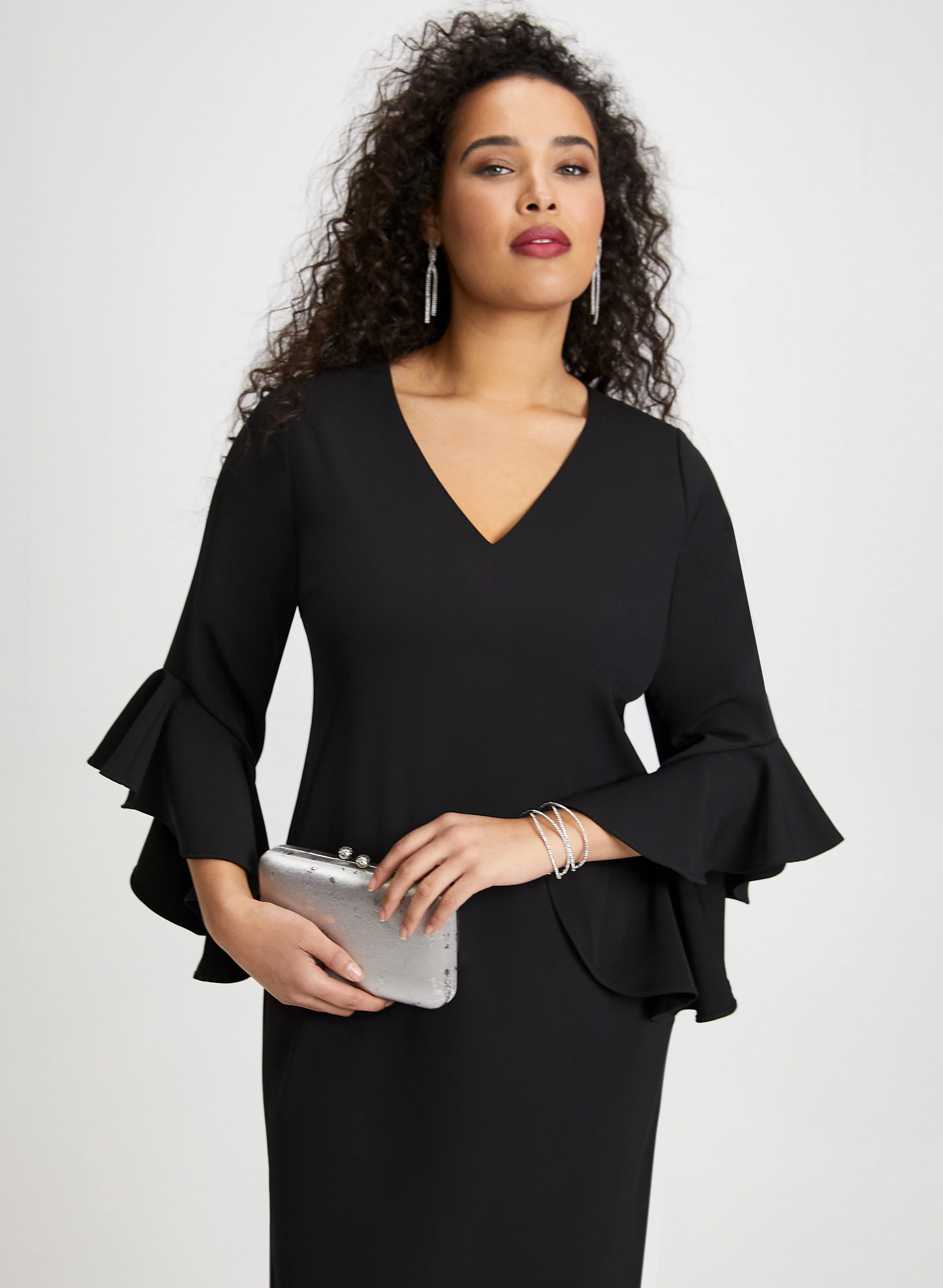 Ruffle Sleeve Dress - Image 4