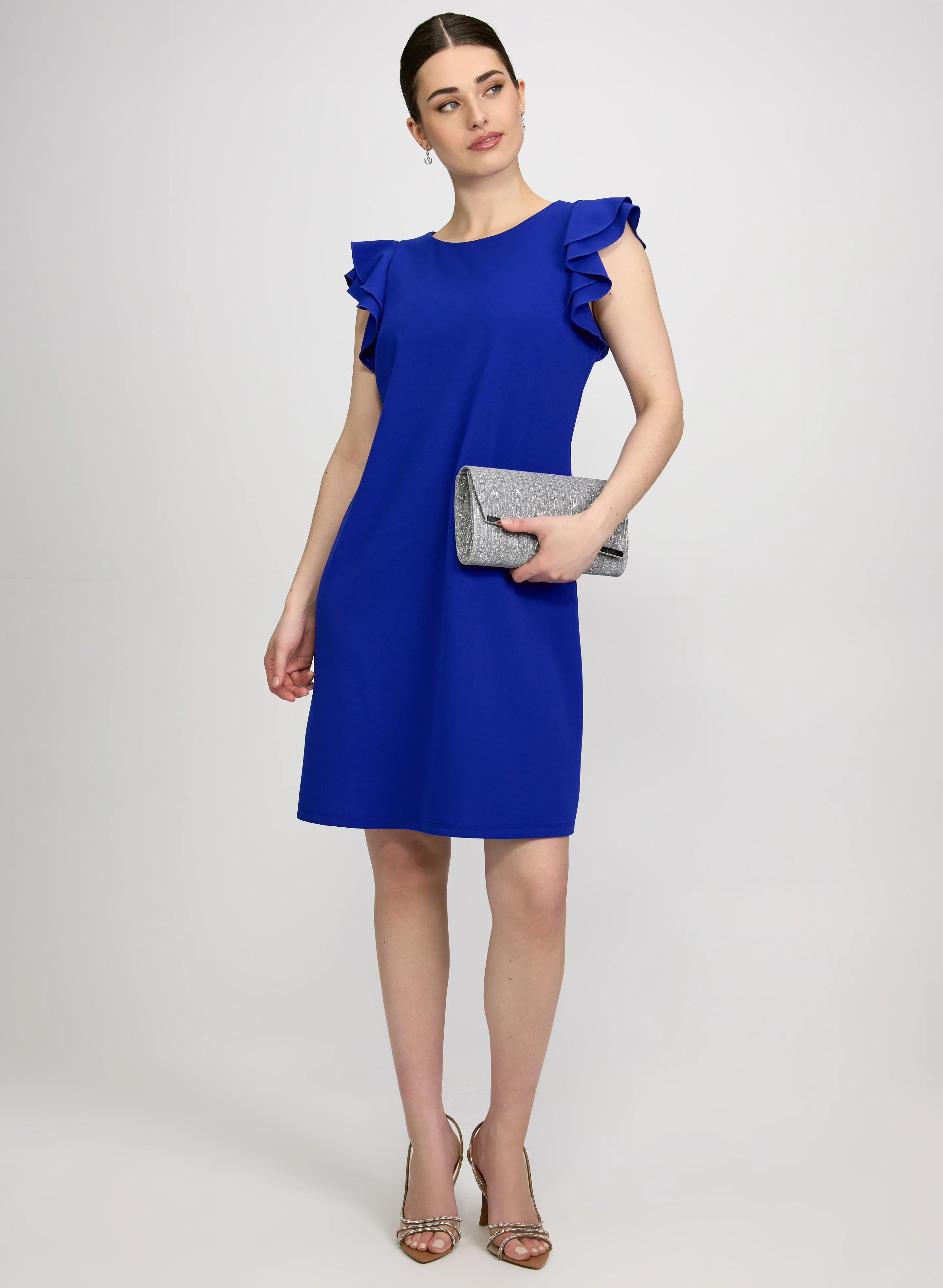 Ruffle Sleeve Dress