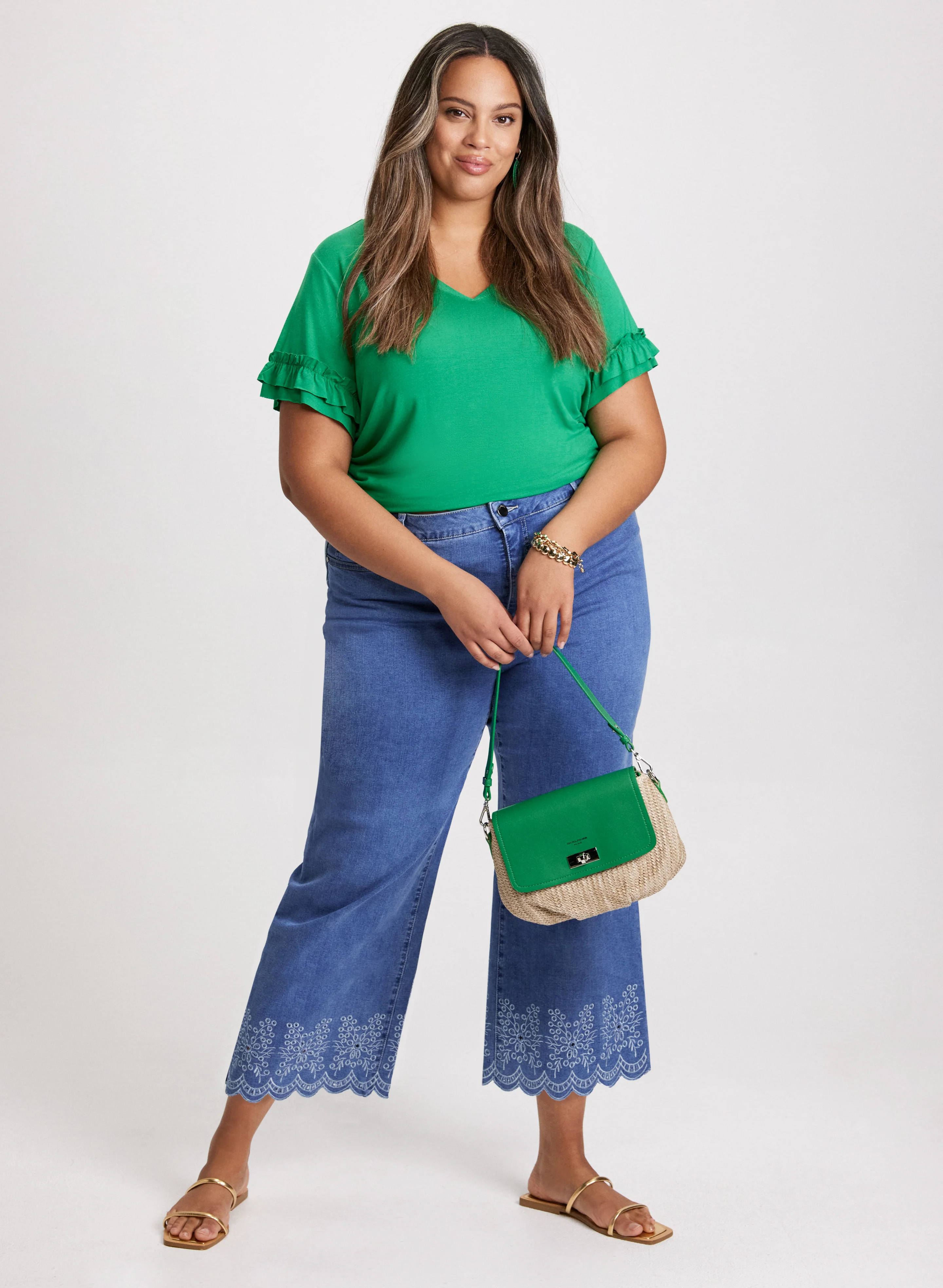 Ruffled Sleeve T-Shirt - Image 3