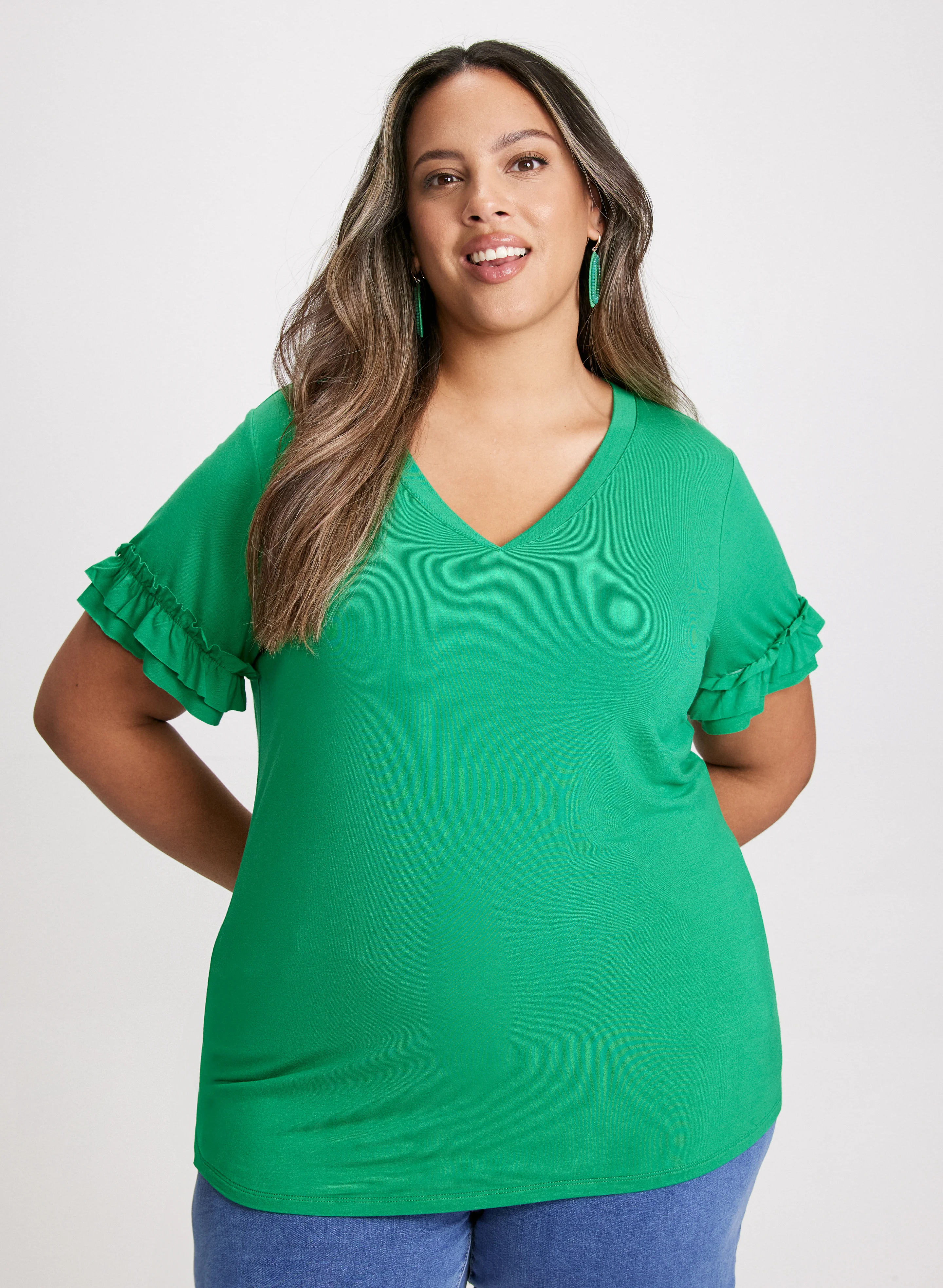 Ruffled Sleeve T-Shirt - Image 5