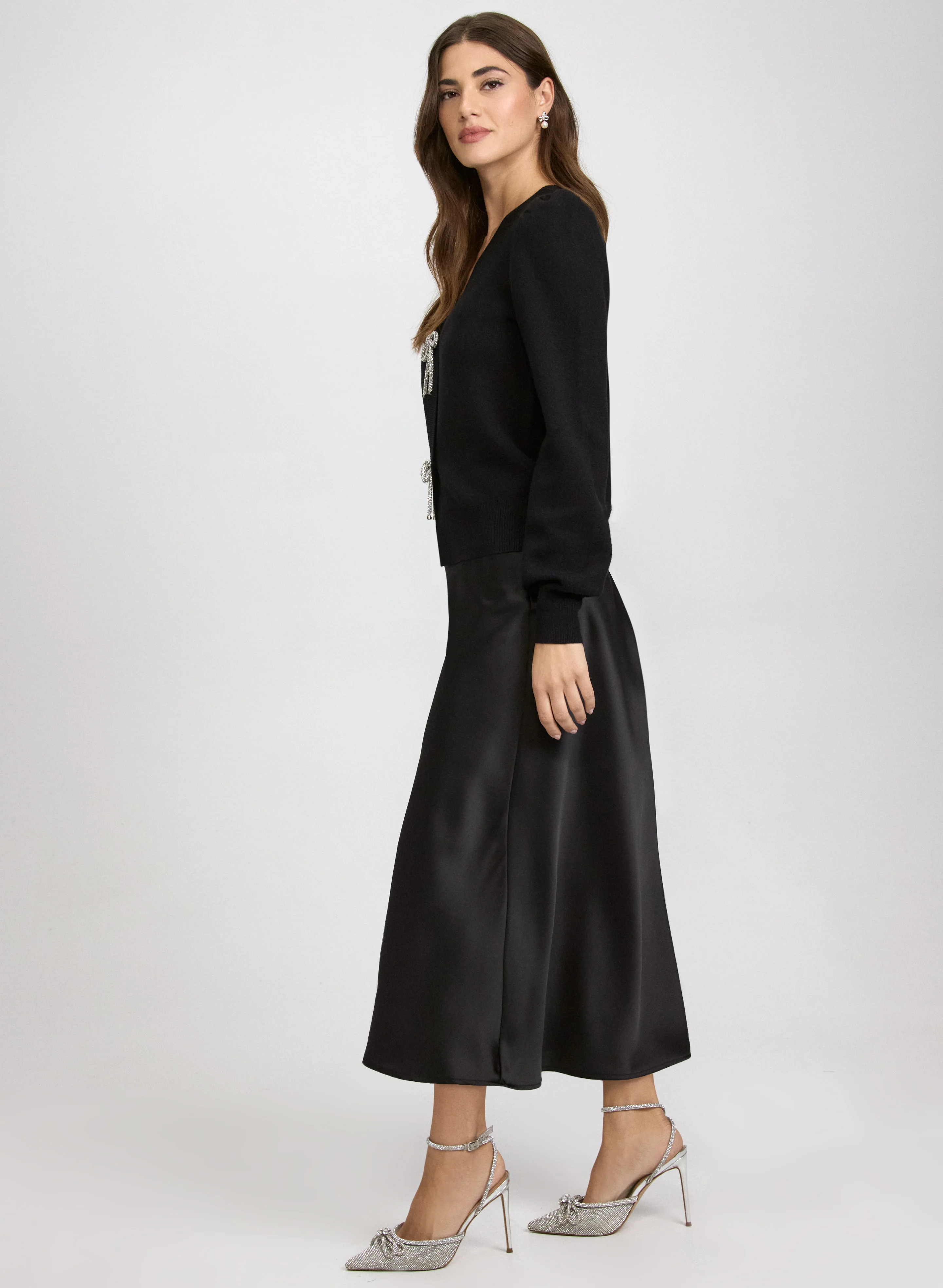 Satin Bias Cut Skirt - Image 7