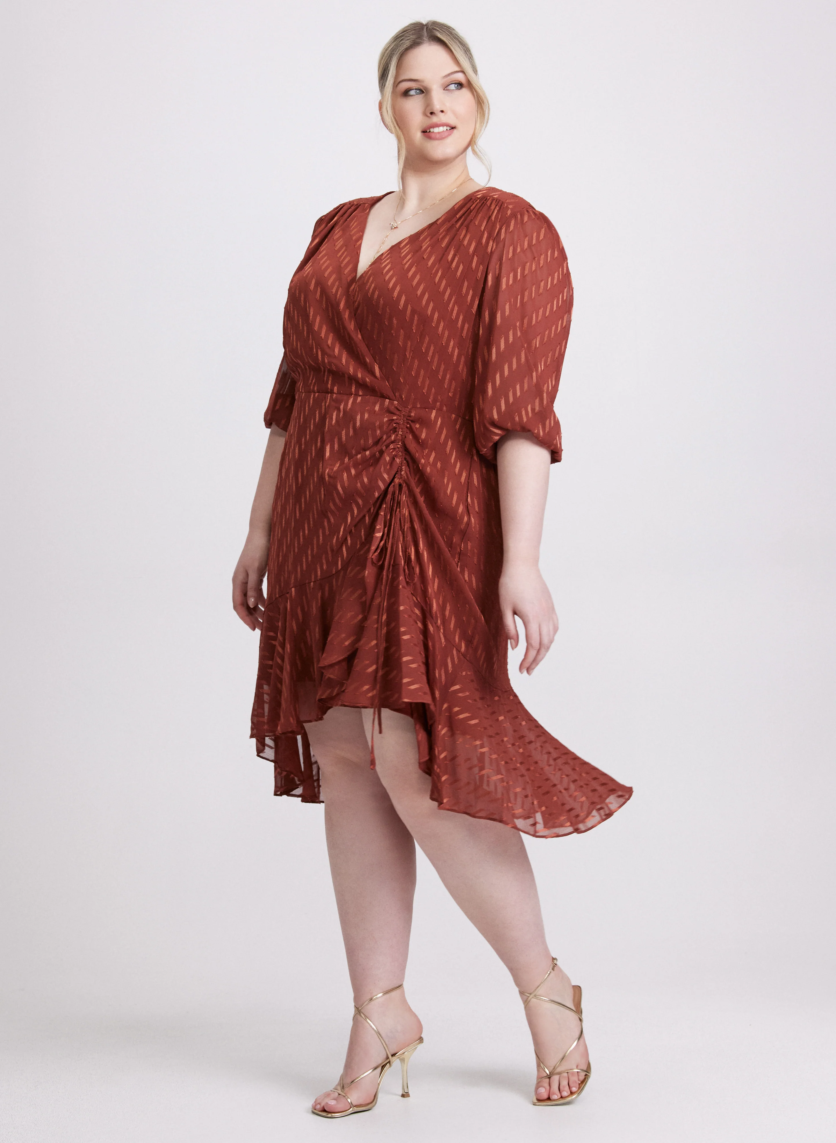 Satin Dot Dress