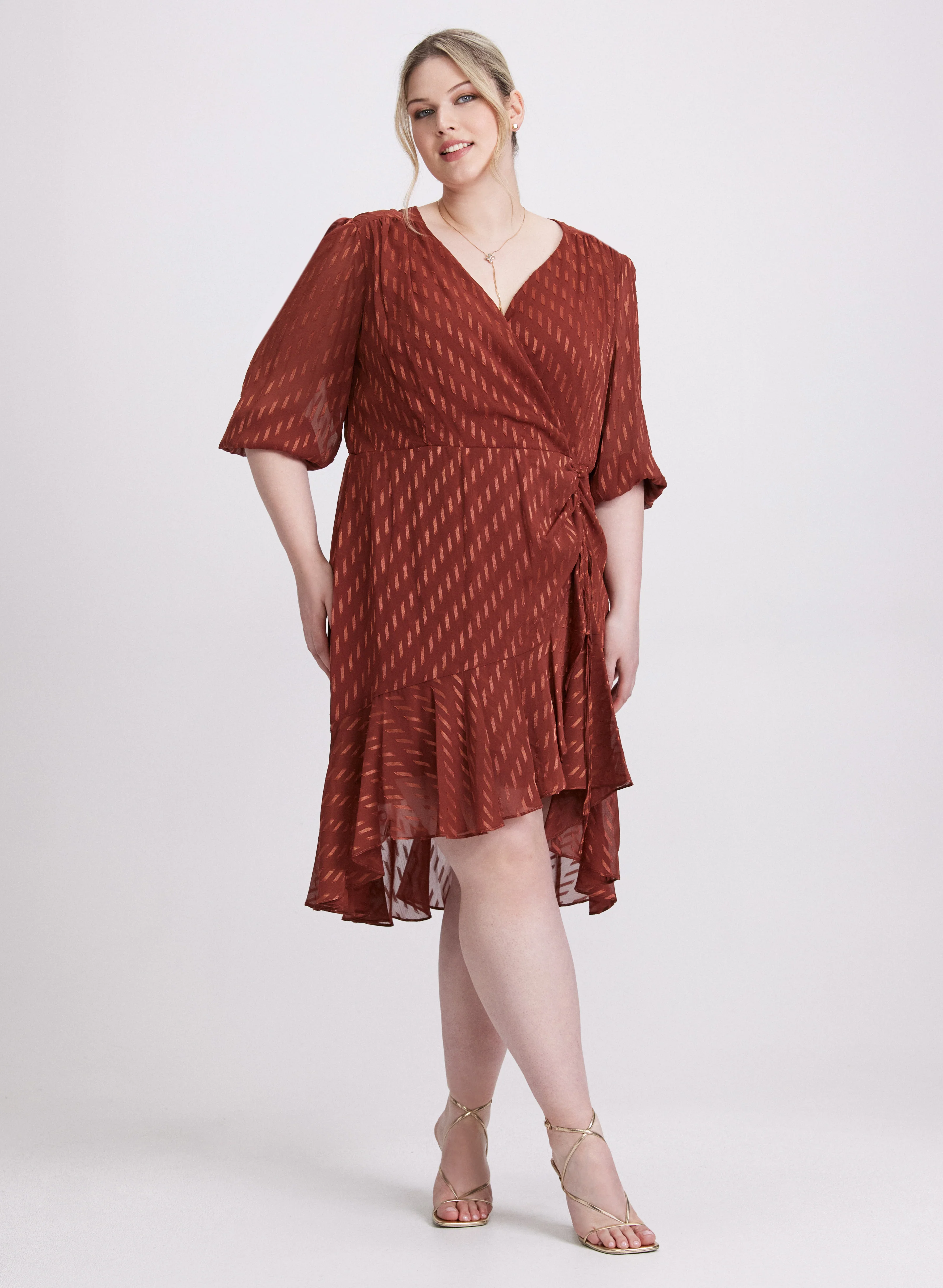 Satin Dot Dress - Image 2