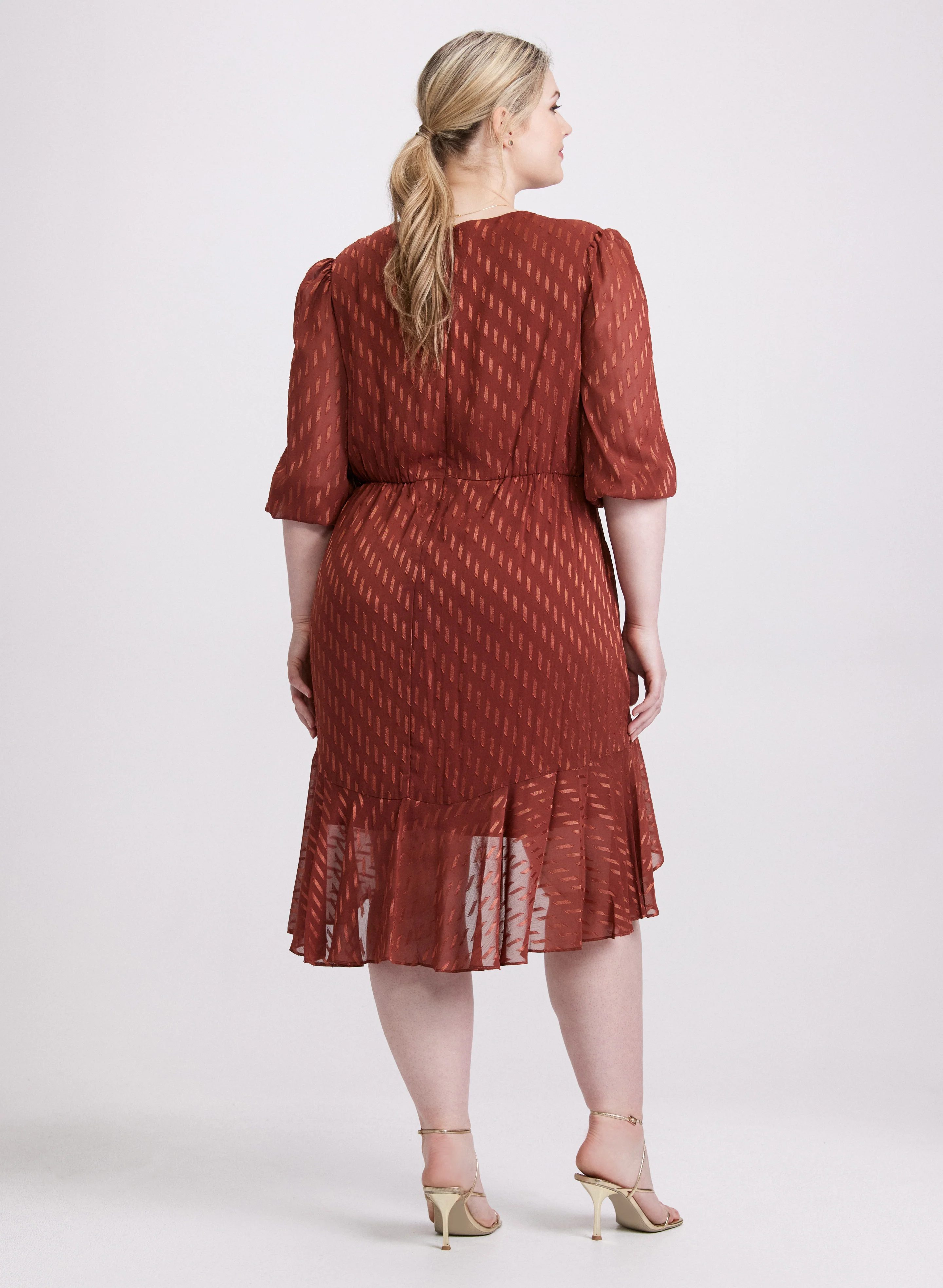 Satin Dot Dress - Image 3