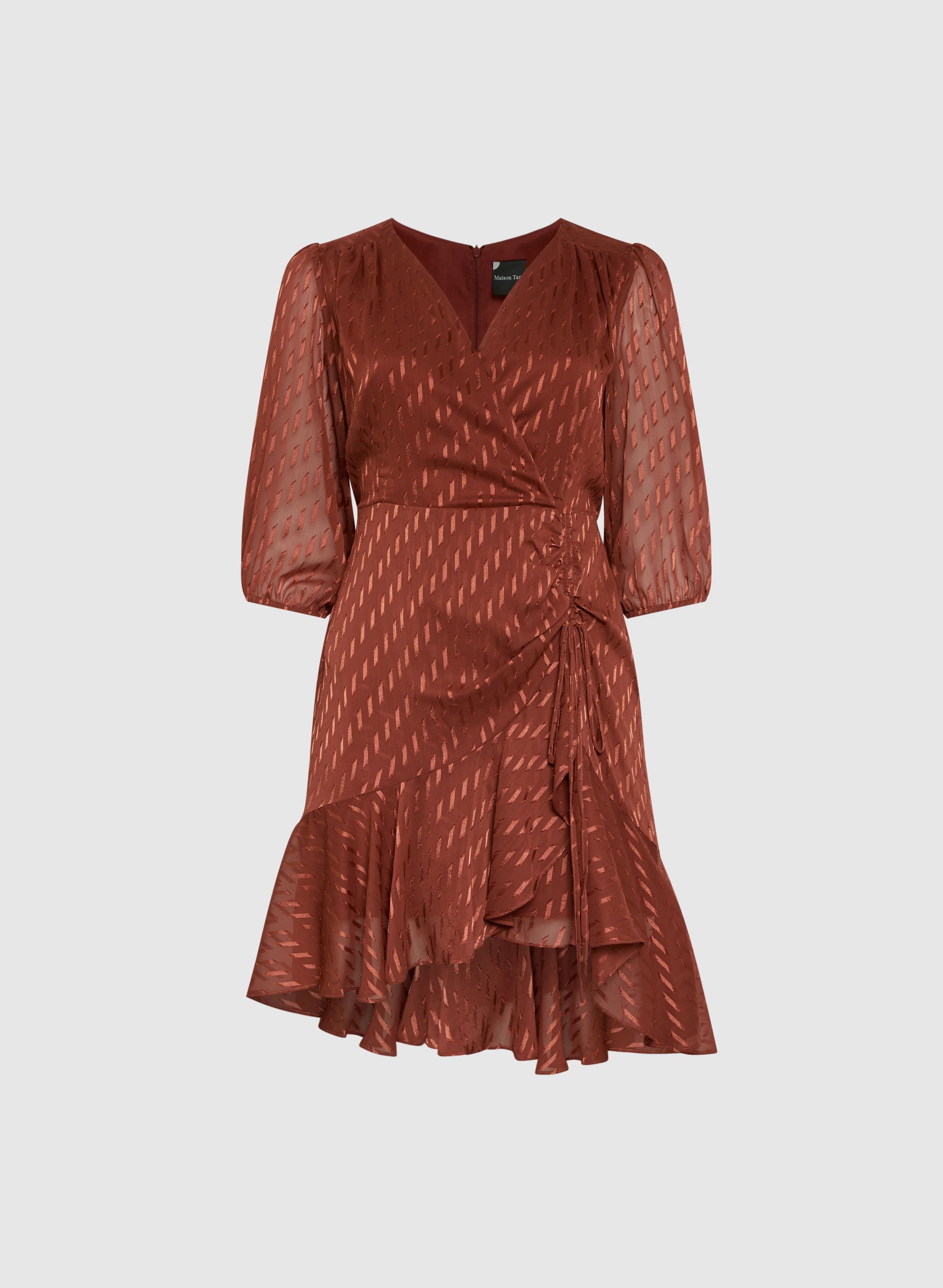 Satin Dot Dress - Image 6