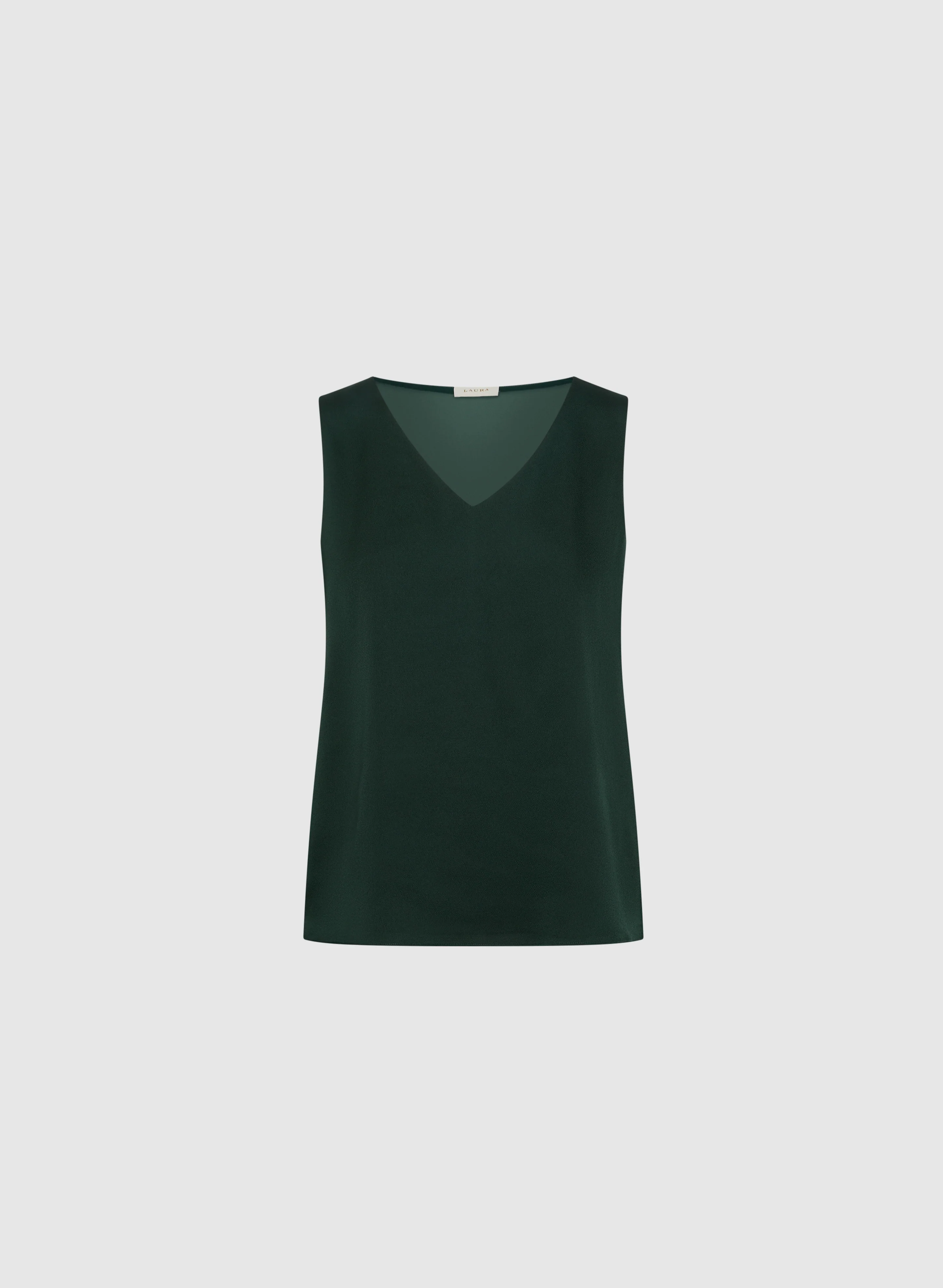 Satin Sleeveless Blouse - Image 5