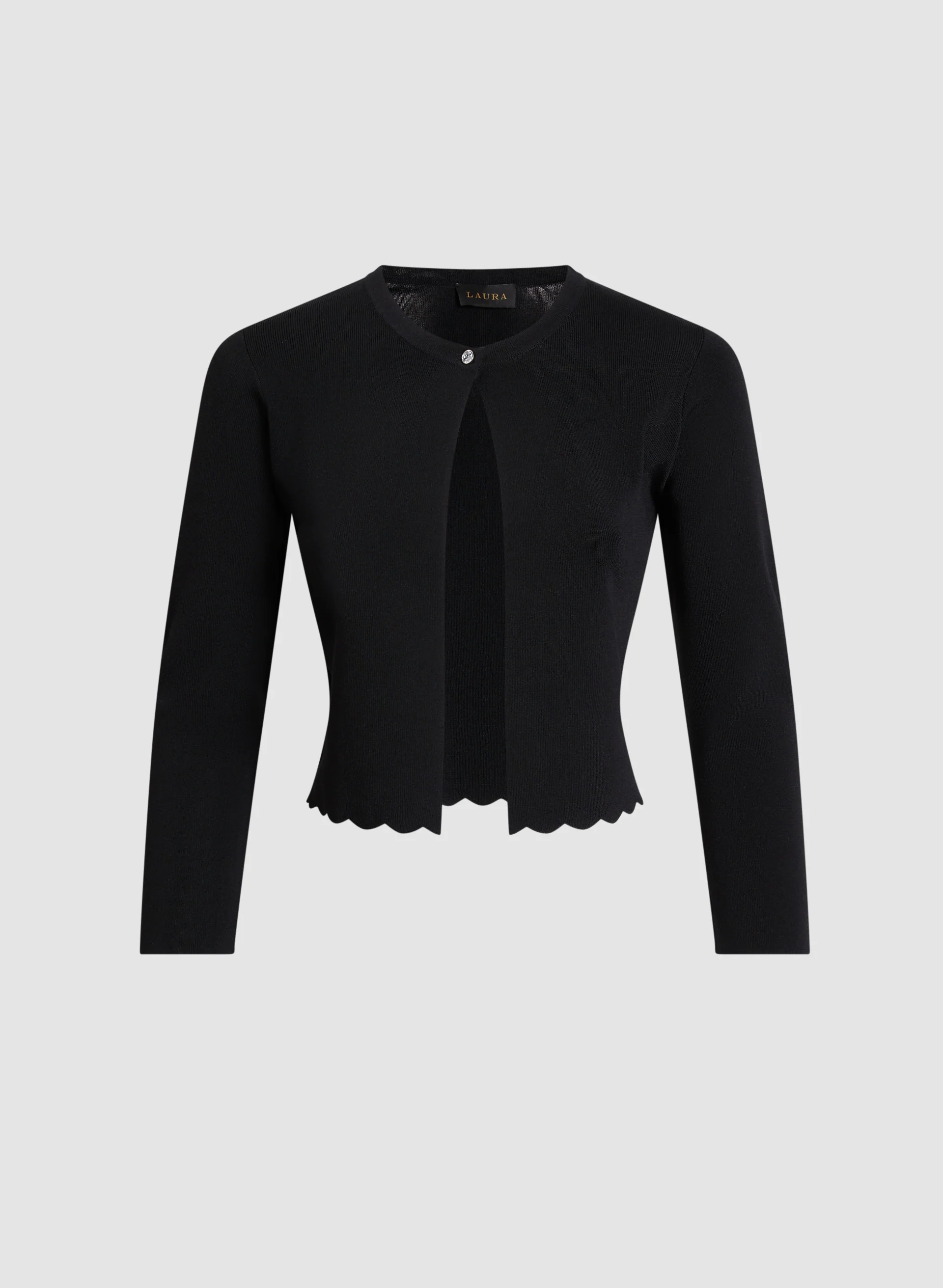 Scallop Hem Cardigan - Image 6