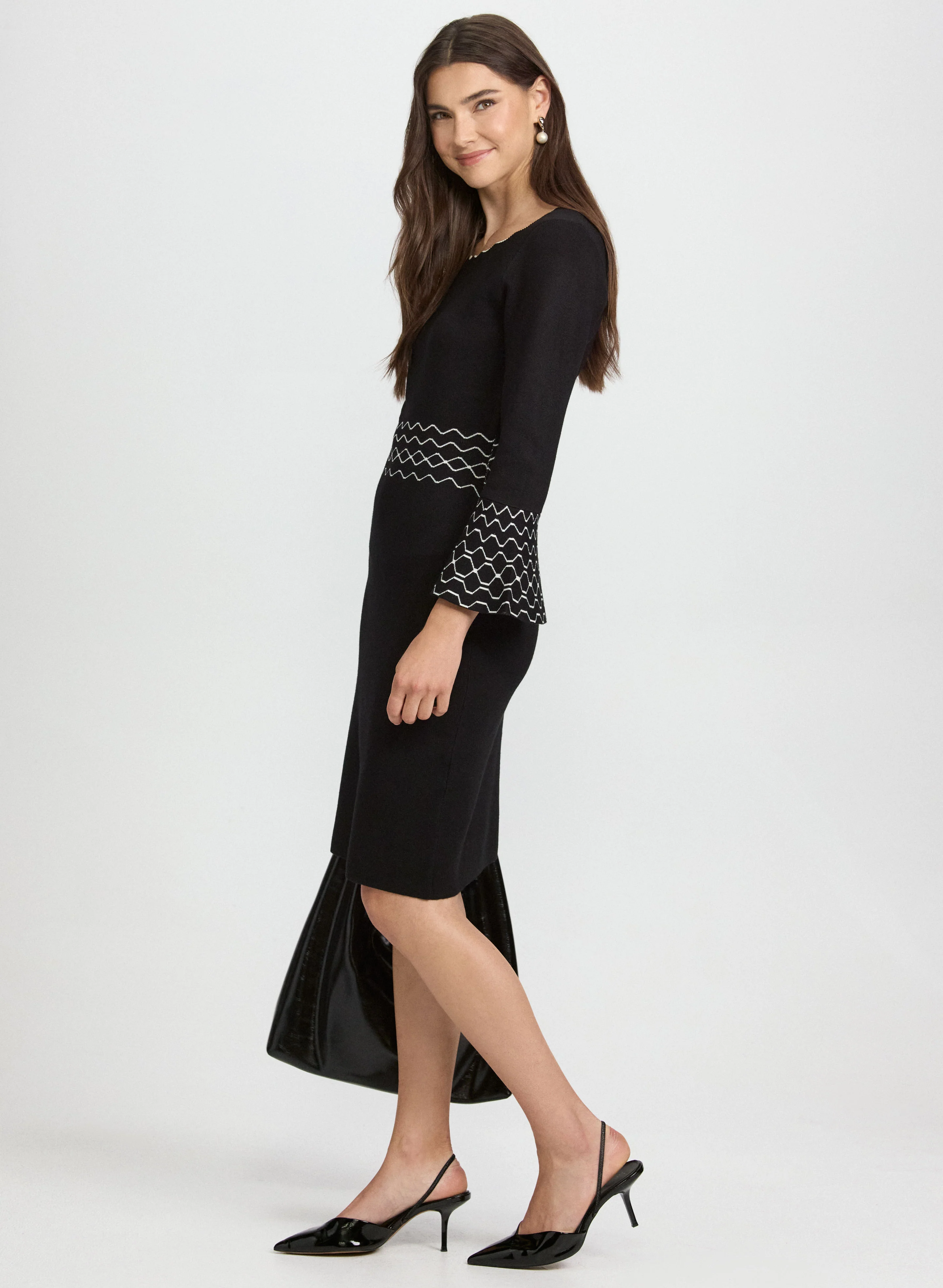 Scalloped Detail Dress - Image 2