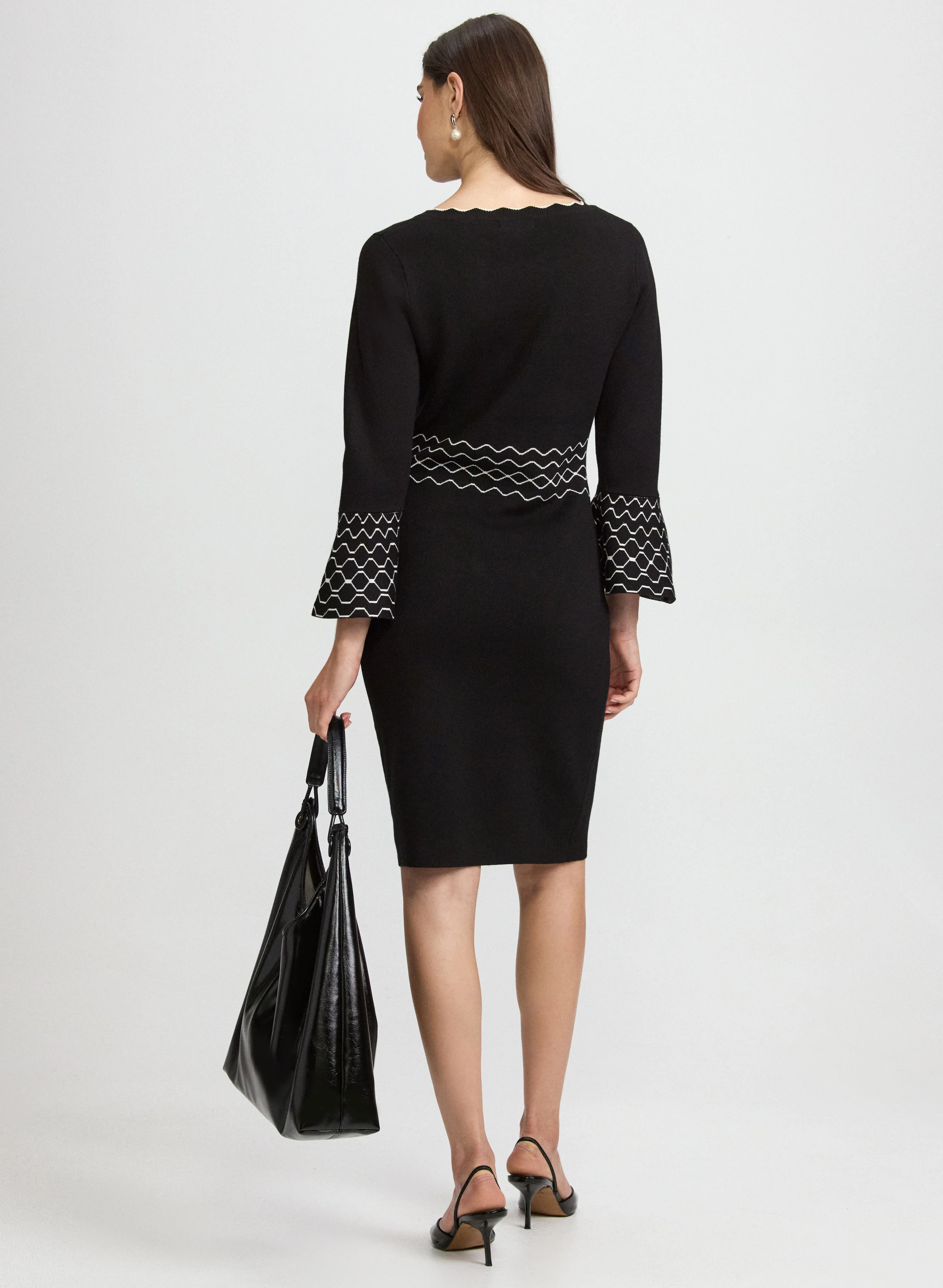 Scalloped Detail Dress - Image 3
