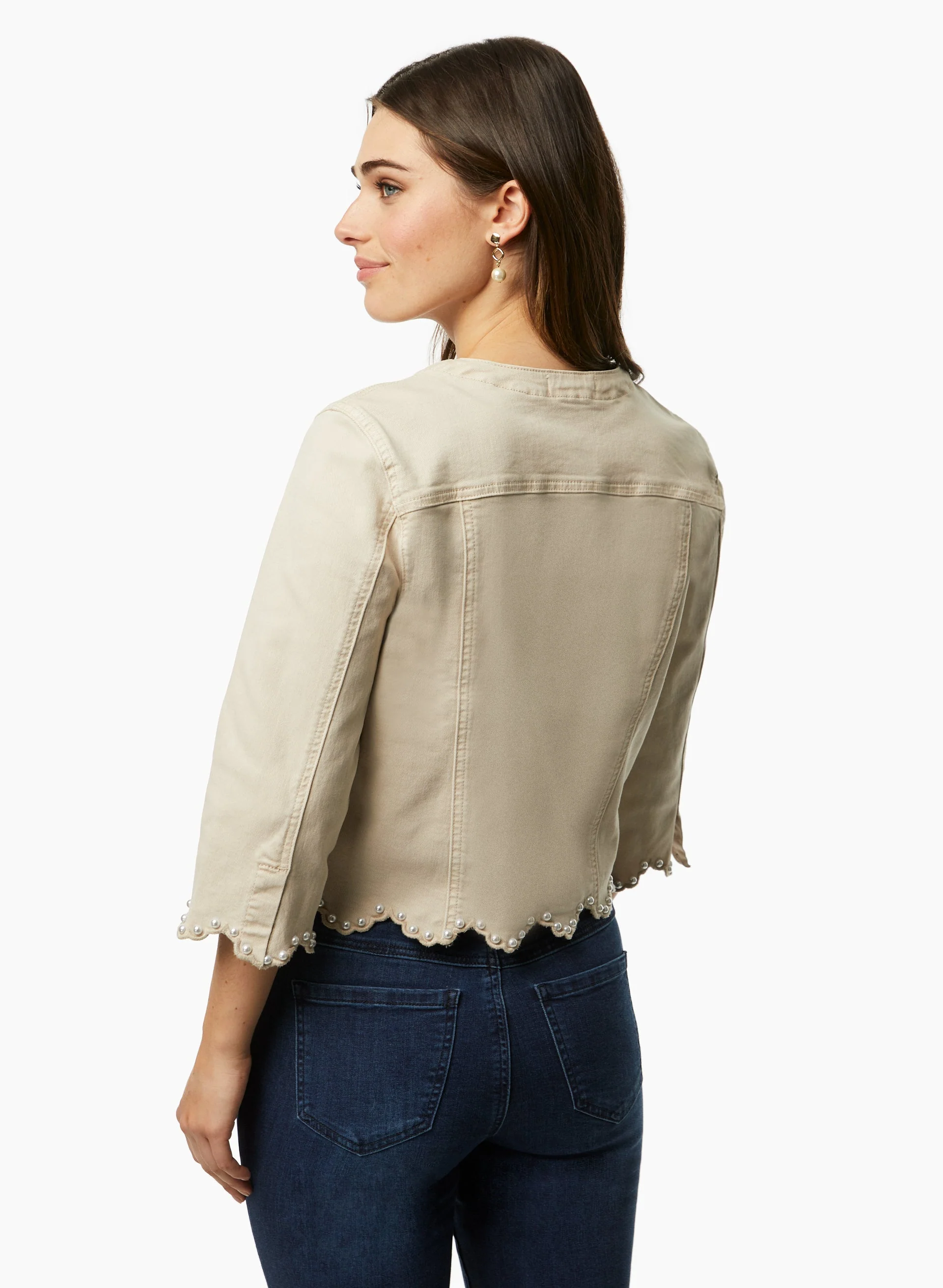Scalloped Hem Jacket - Image 2