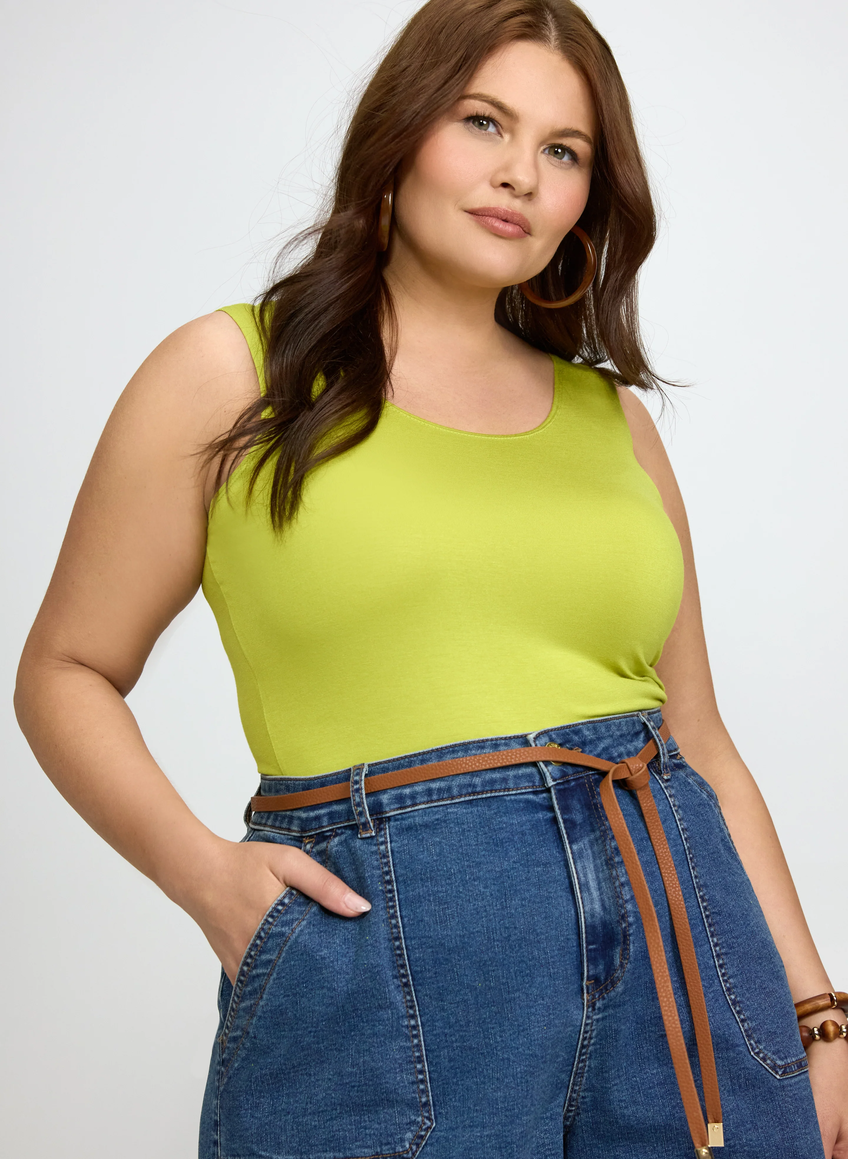 Scoop Neck Tank Top