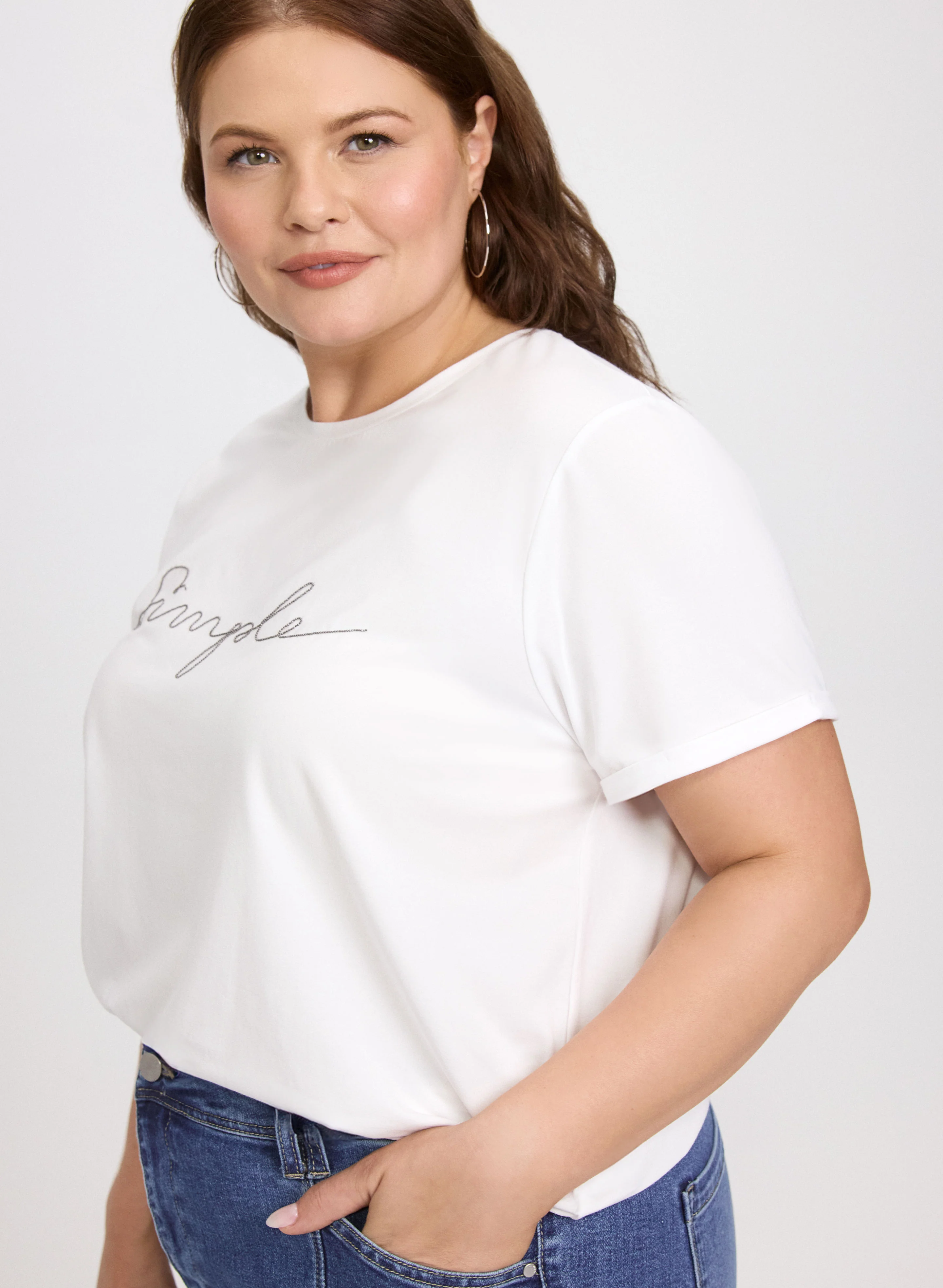 Script Print T-Shirt - Image 2