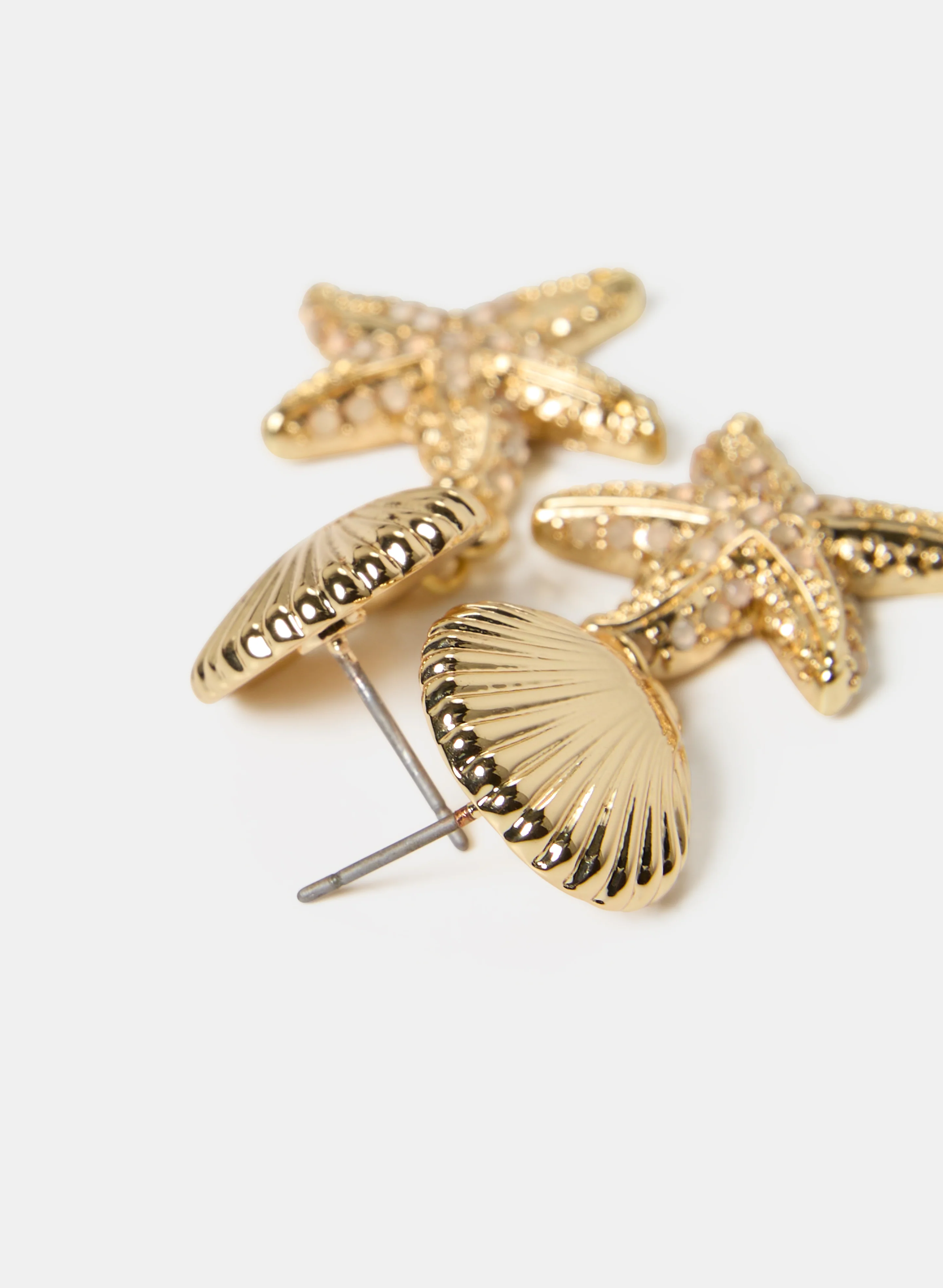 Seashell Drop Earrings - Image 2