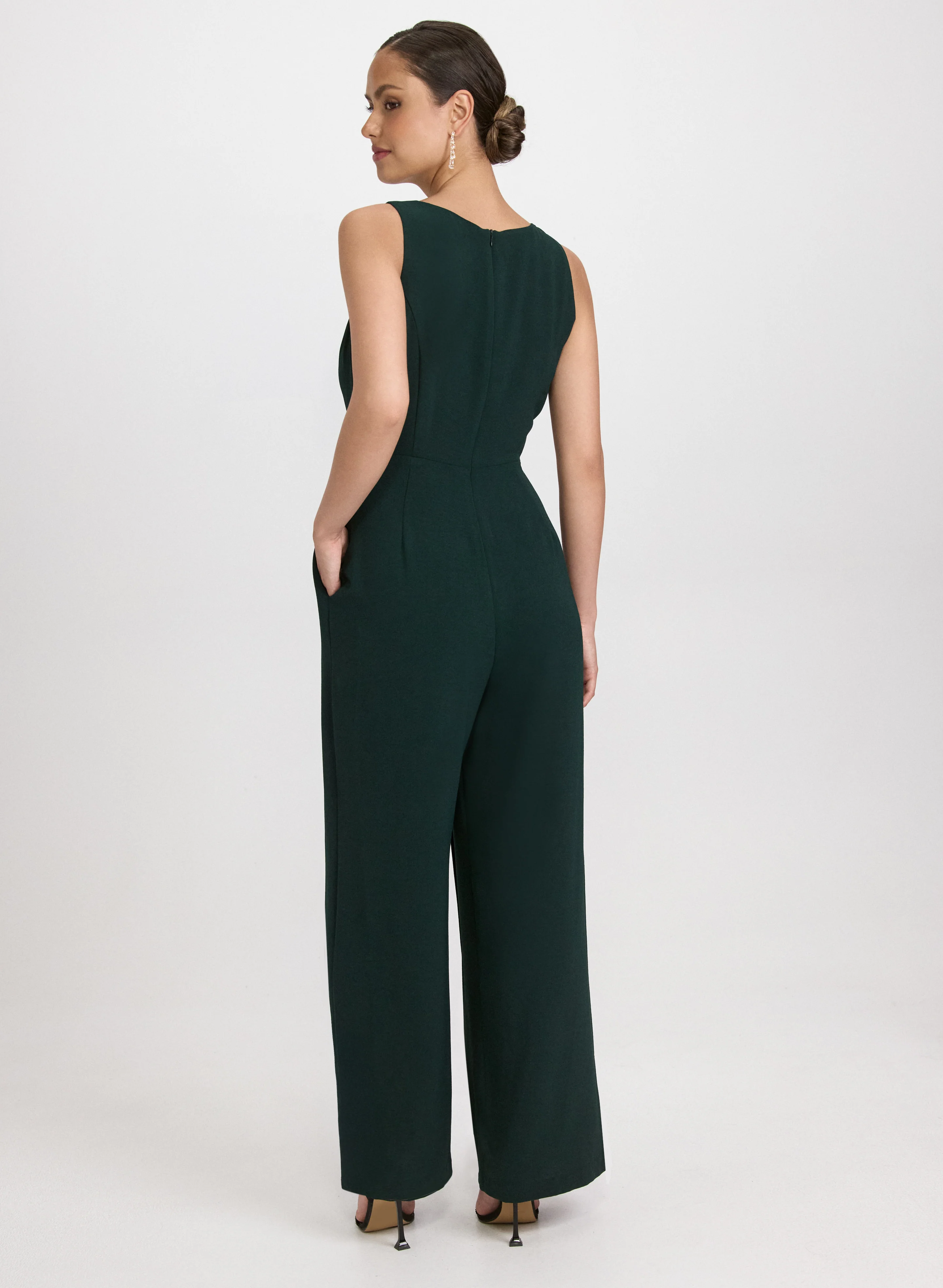Self-Tie Sash Jumpsuit - Image 2