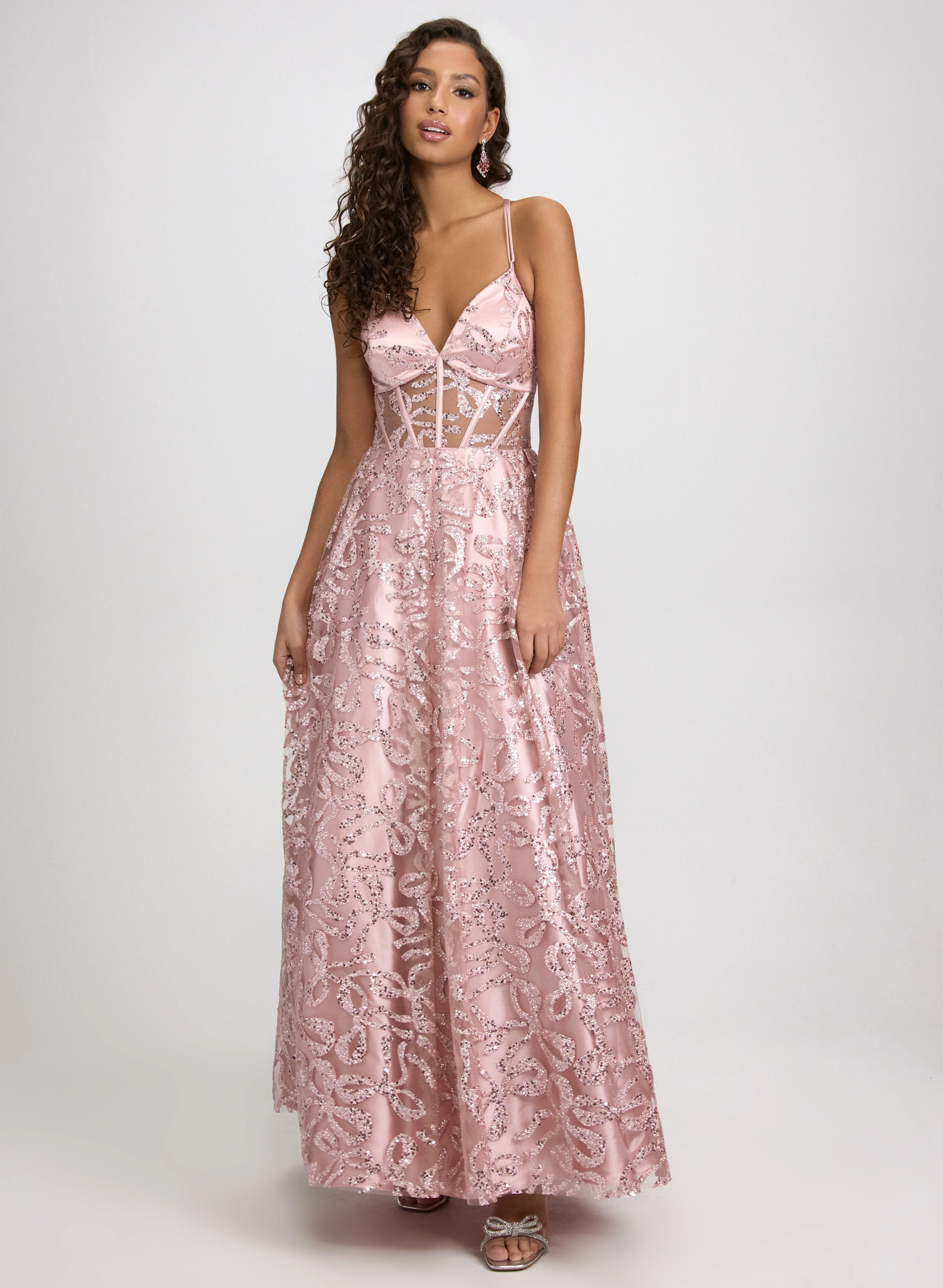 Sequin Corset Gown