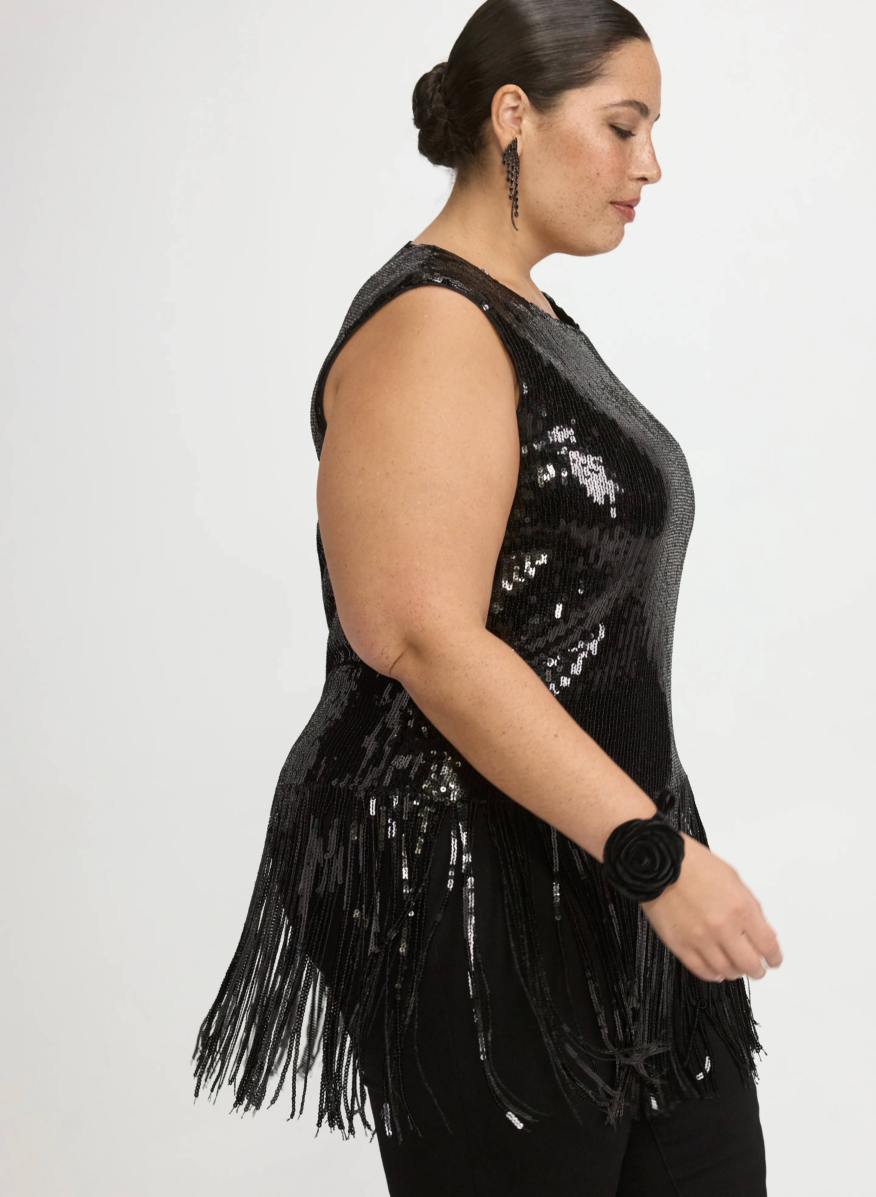 Sequin Fringe Top - Image 4