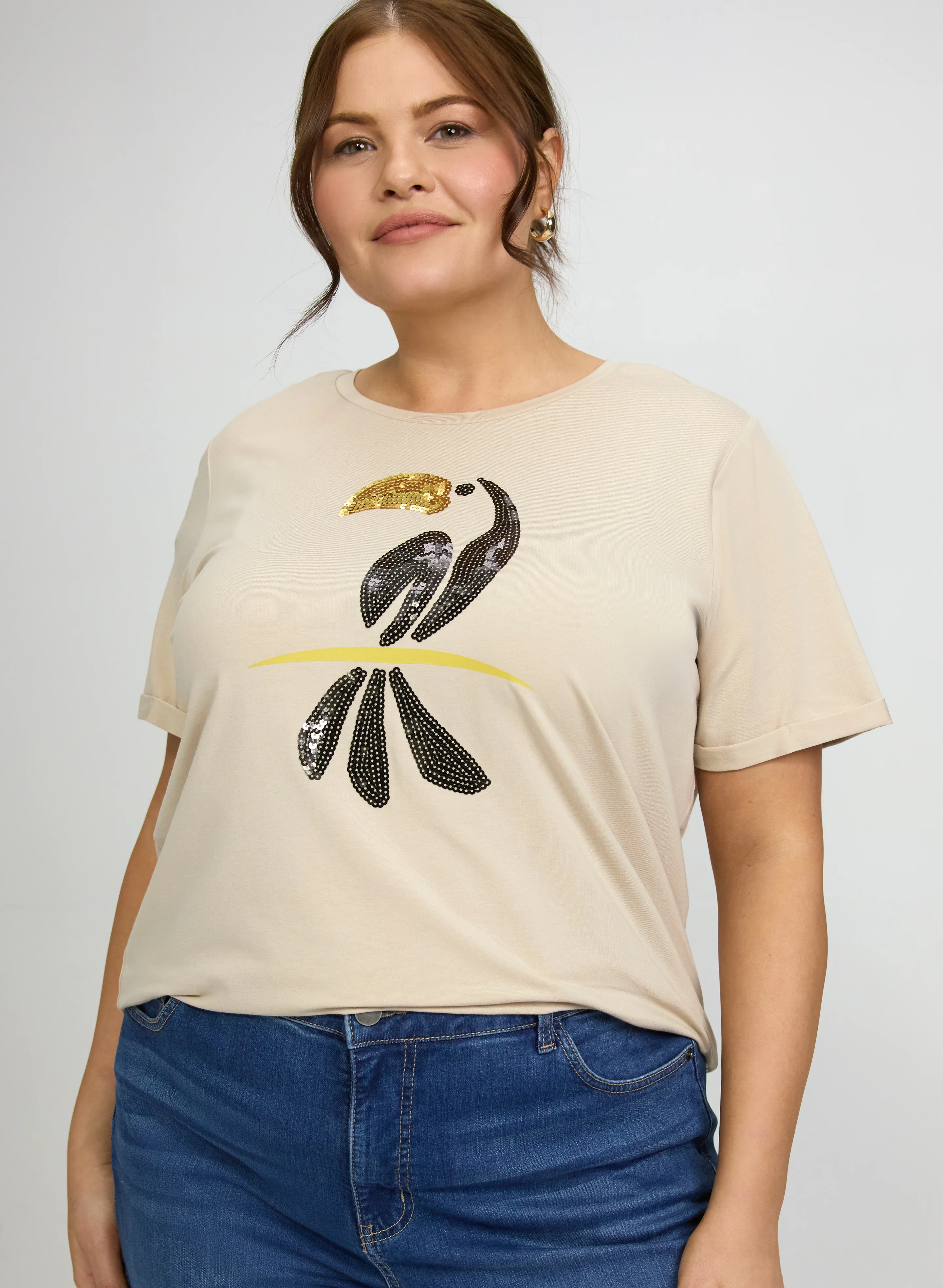 Sequin Toucan T-Shirt