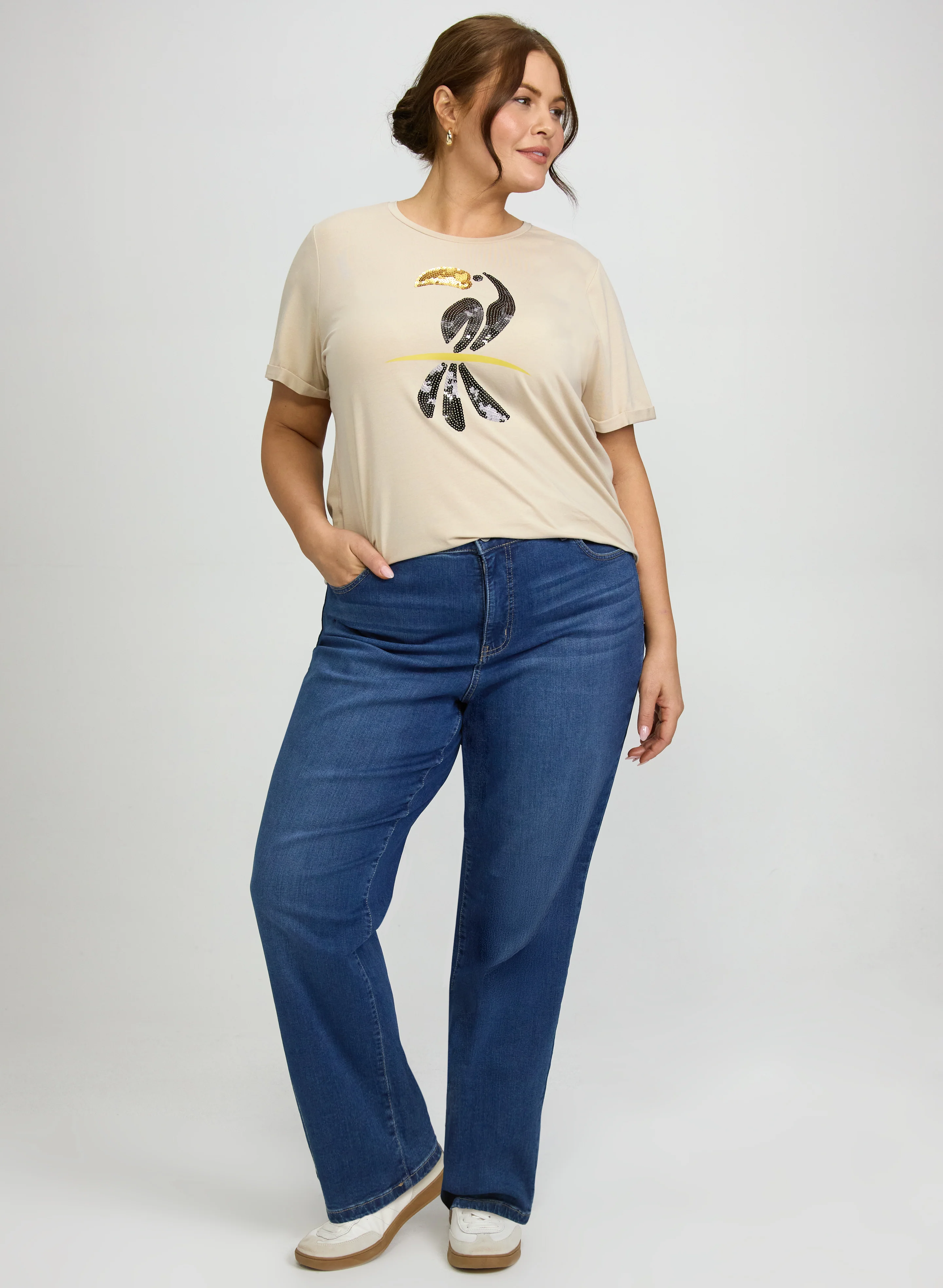 Sequin Toucan T-Shirt - Image 3