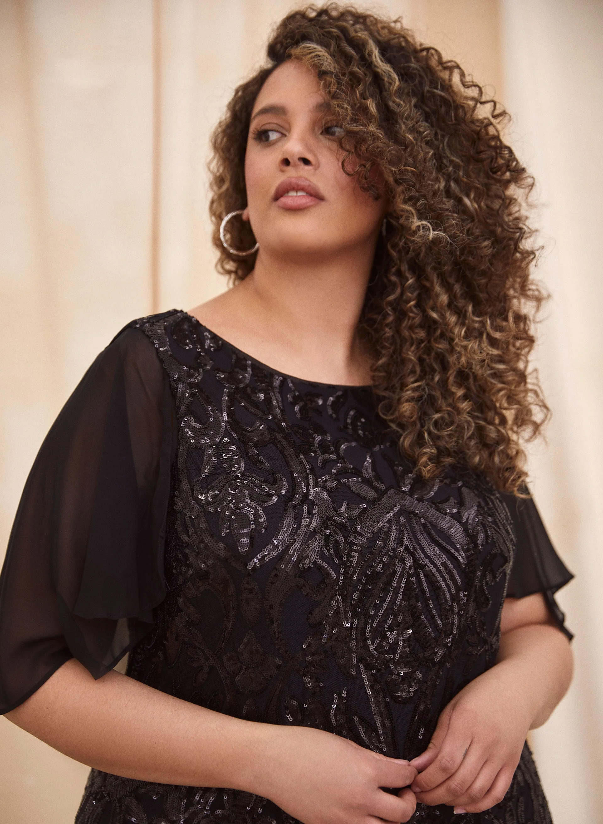 Sequin Sheath Dress - Image 2