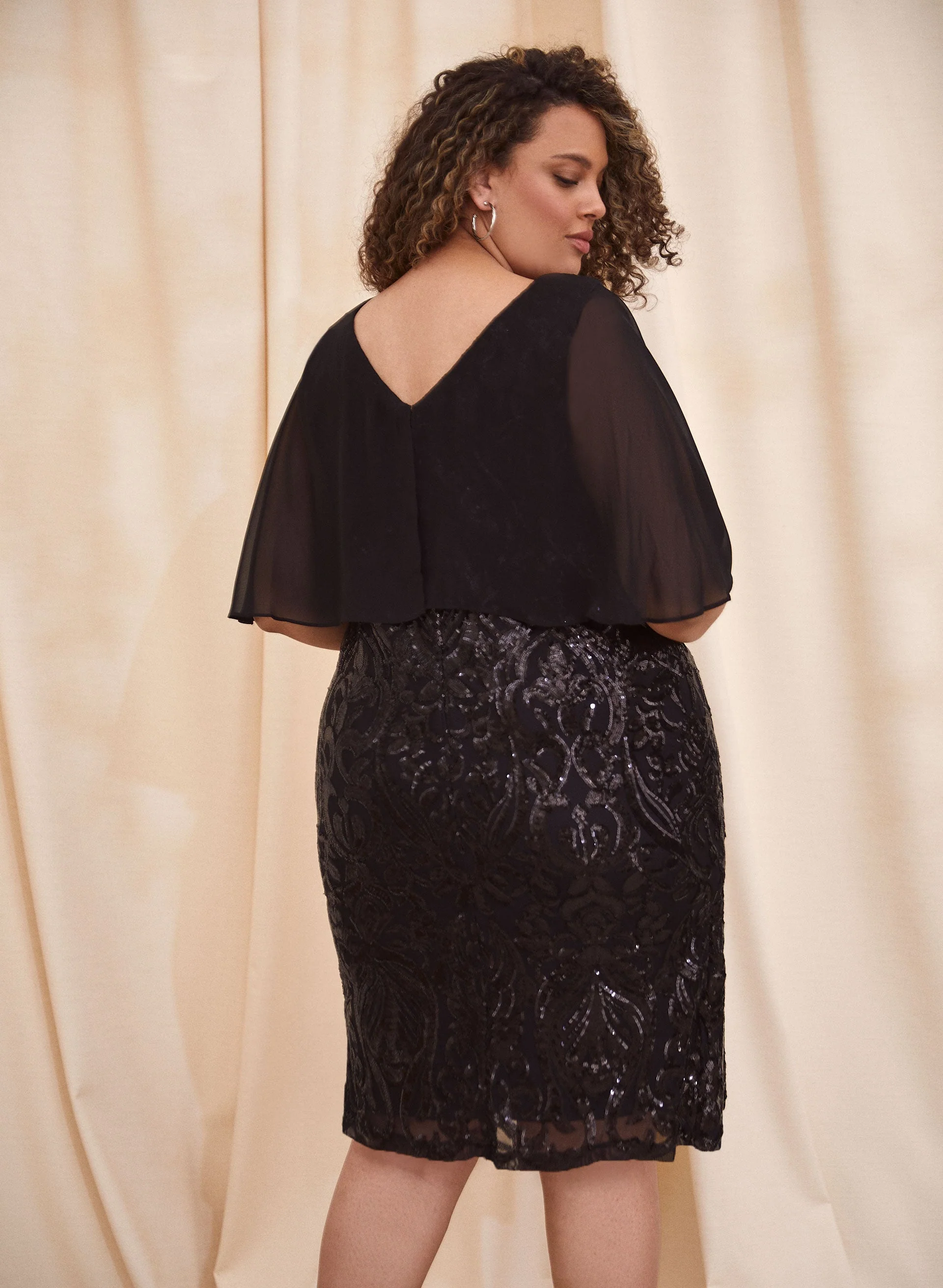 Sequin Sheath Dress - Image 3