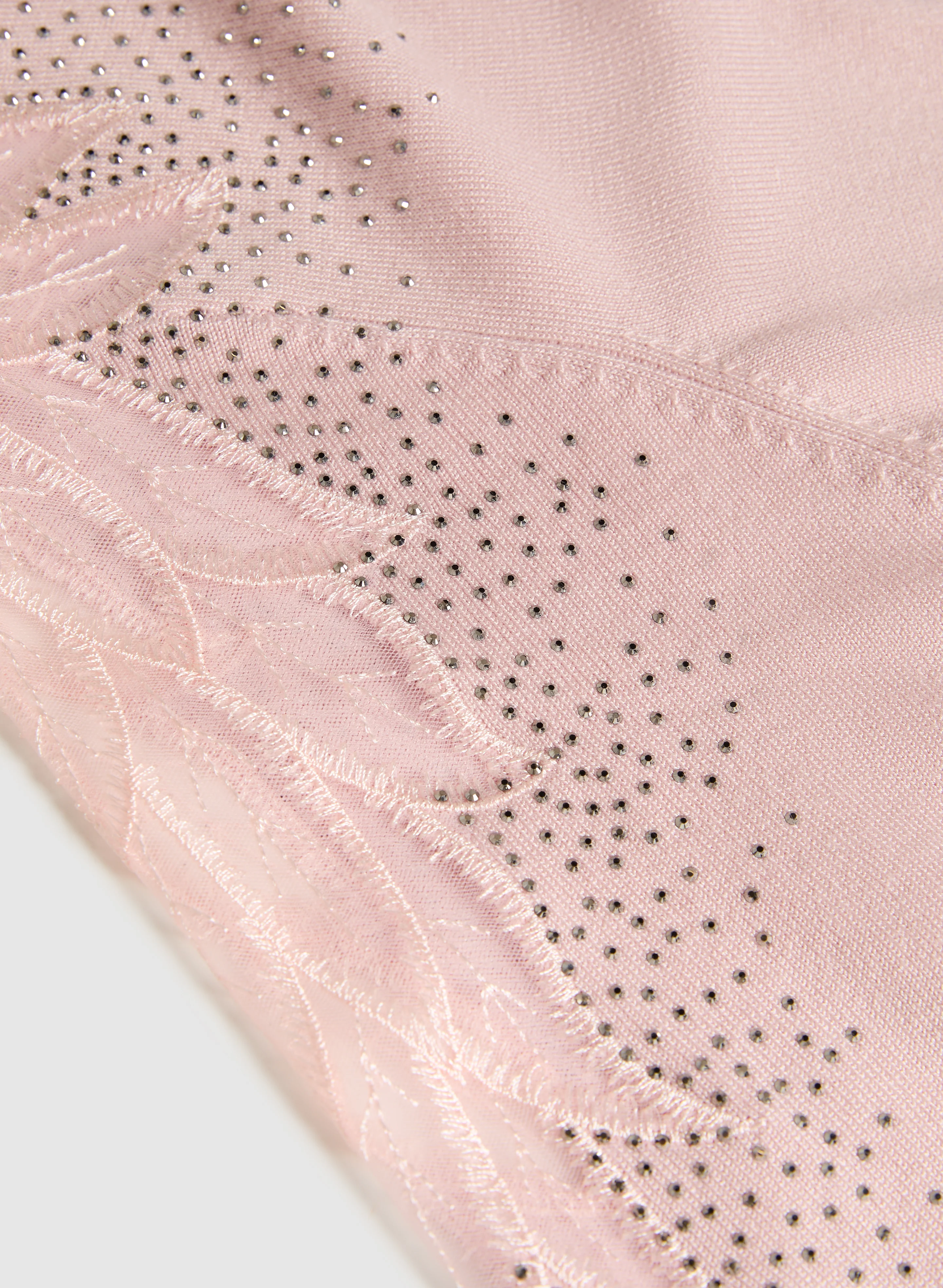Rhinestone Trim Knit Sweater - Image 7