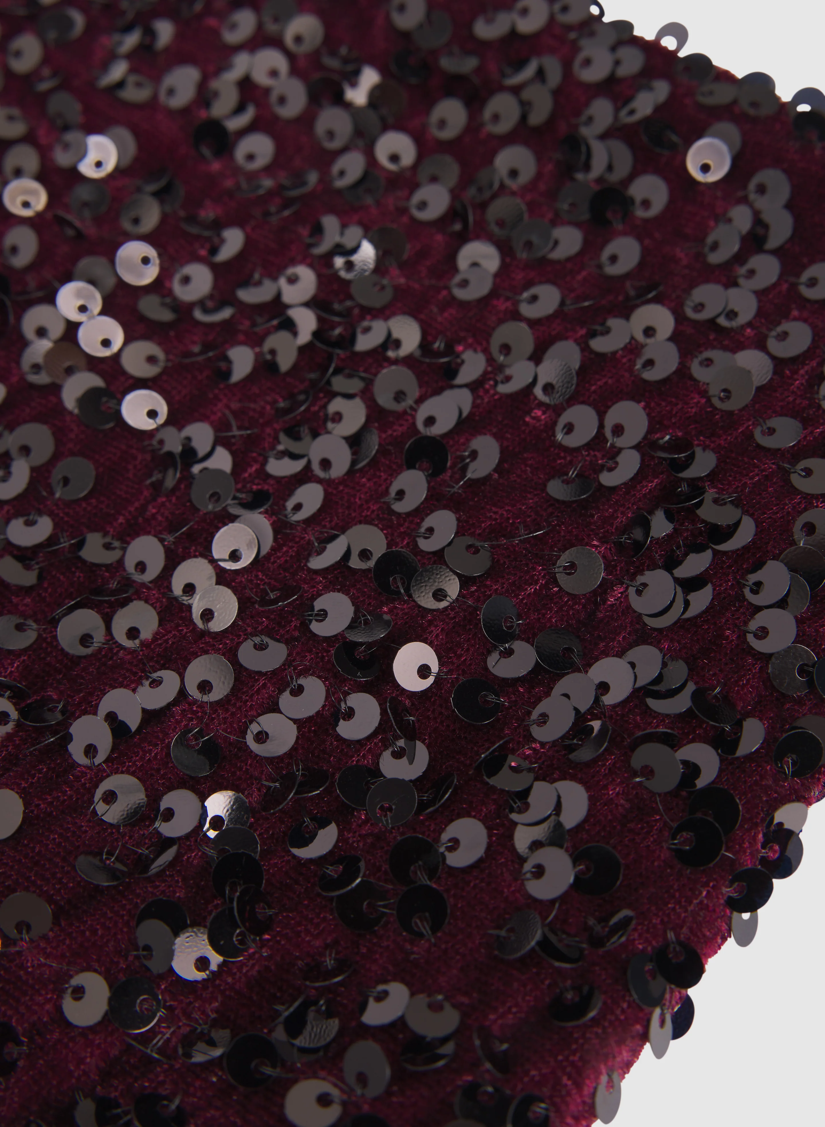 Sequin Velvet Pencil Skirt - Image 8