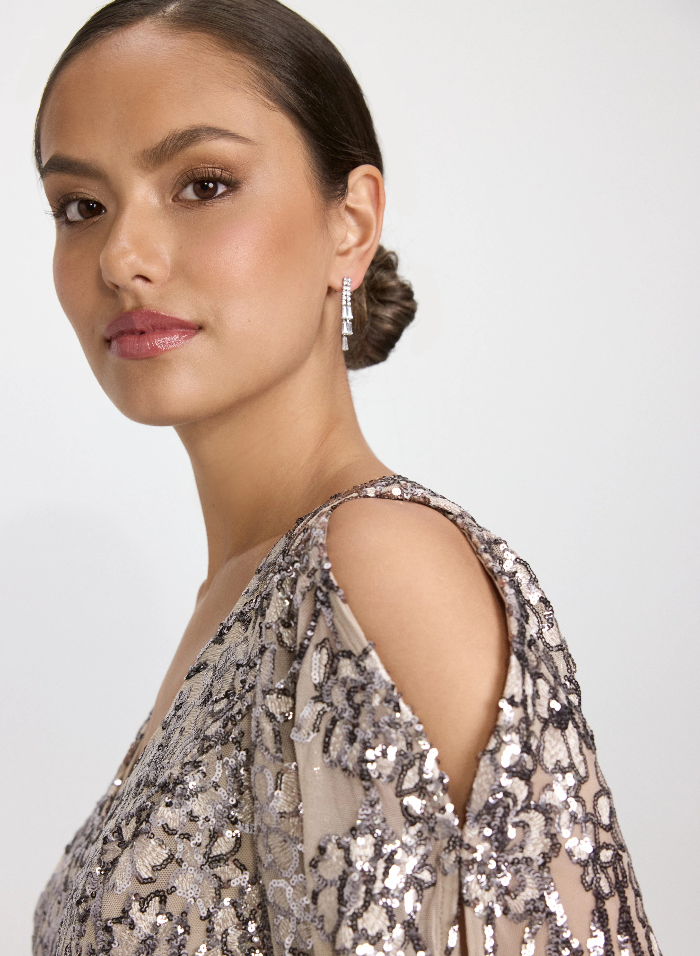 Alex Evenings - Sequin Floral Dress - Image 5