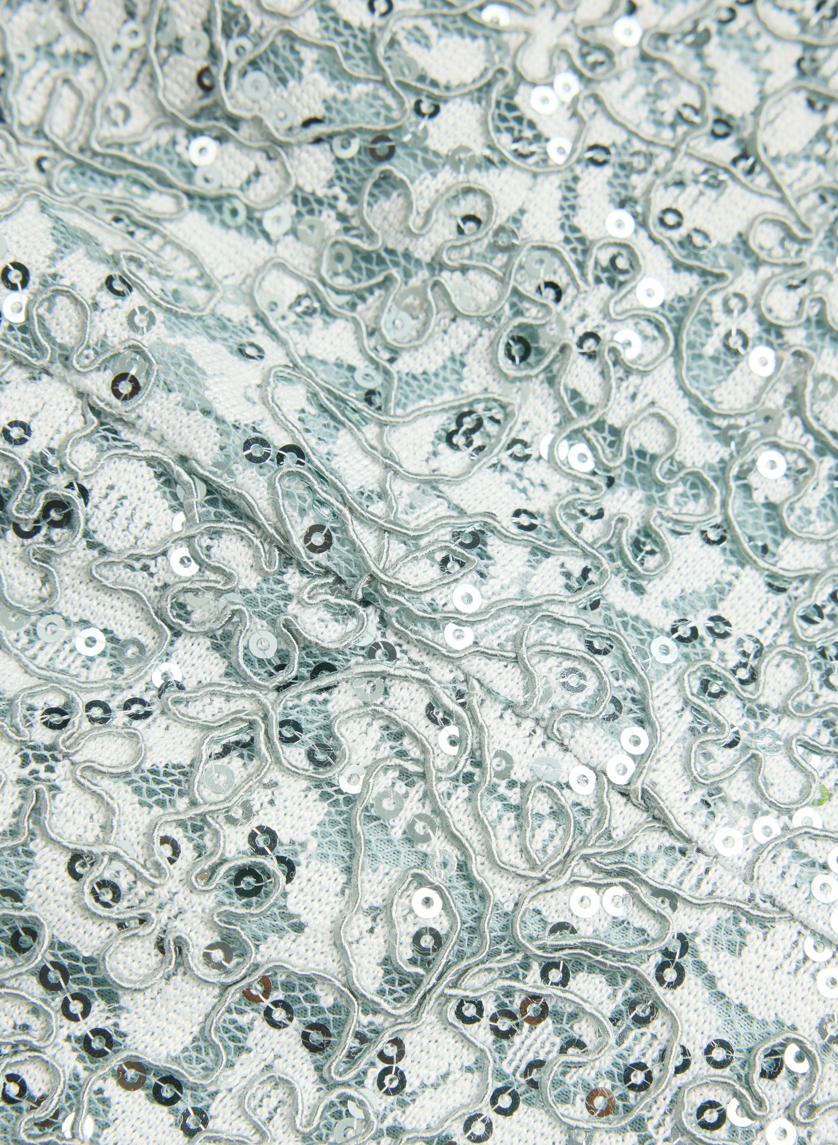 Sequined Lace Dress - Image 7