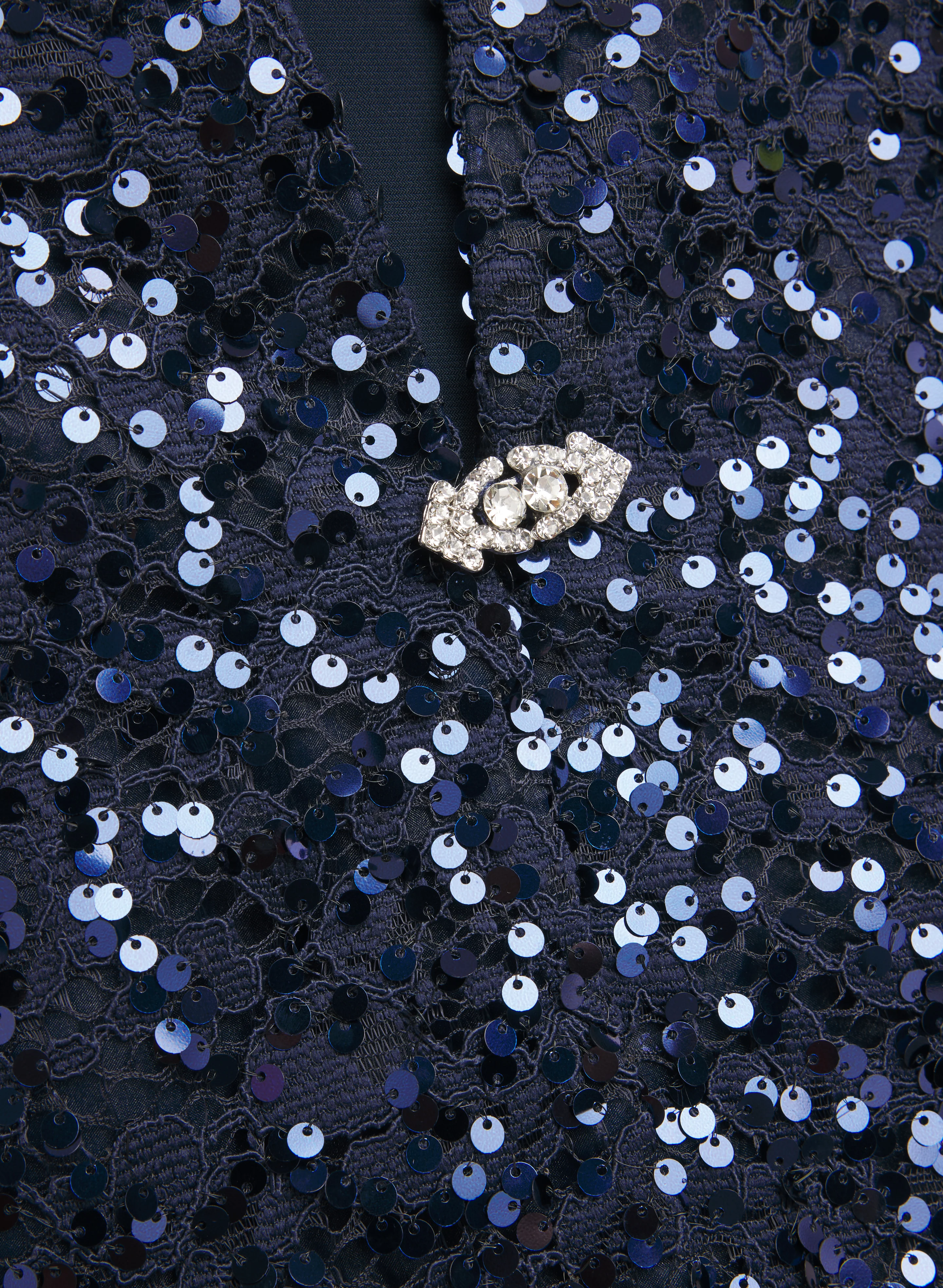 Sequined Lace Jacket & Dress Set - Image 6