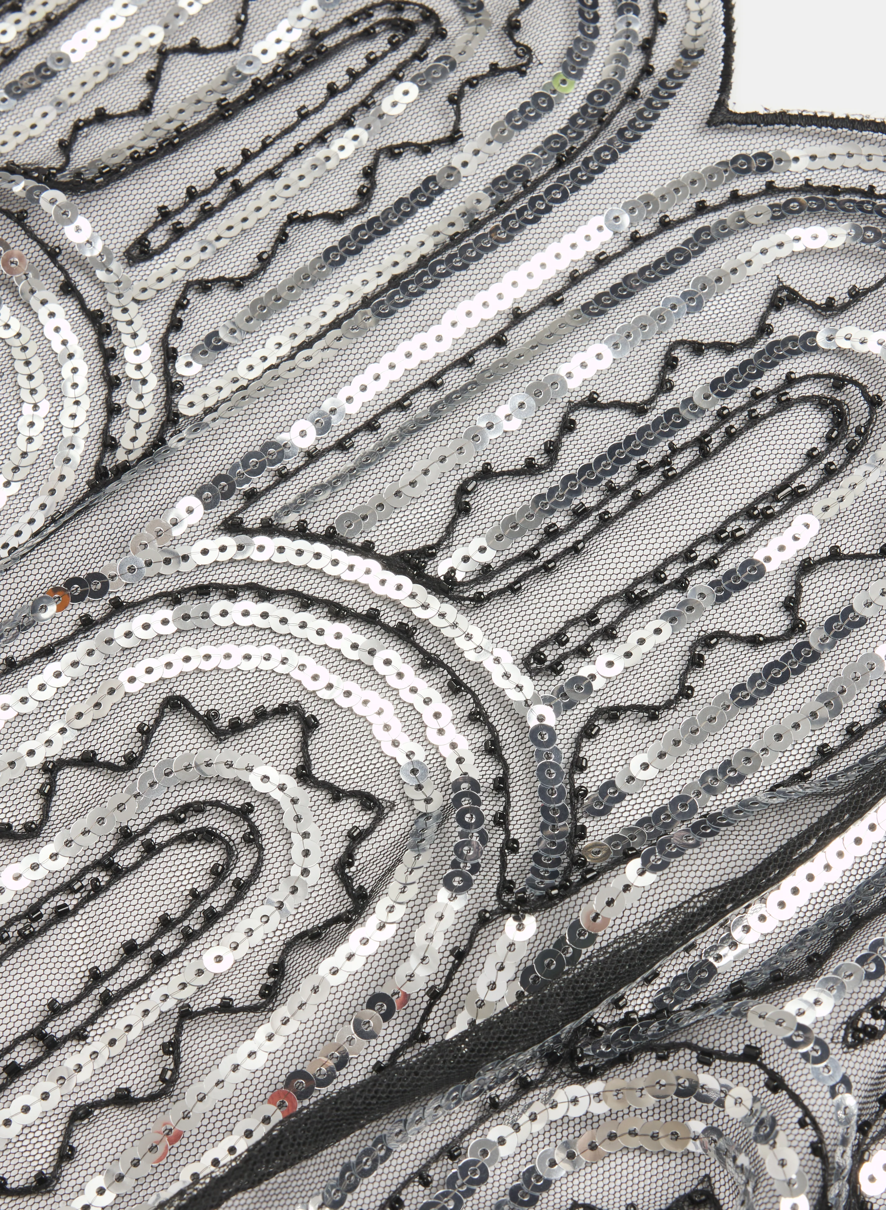 Sequined Mesh Bolero - Image 7