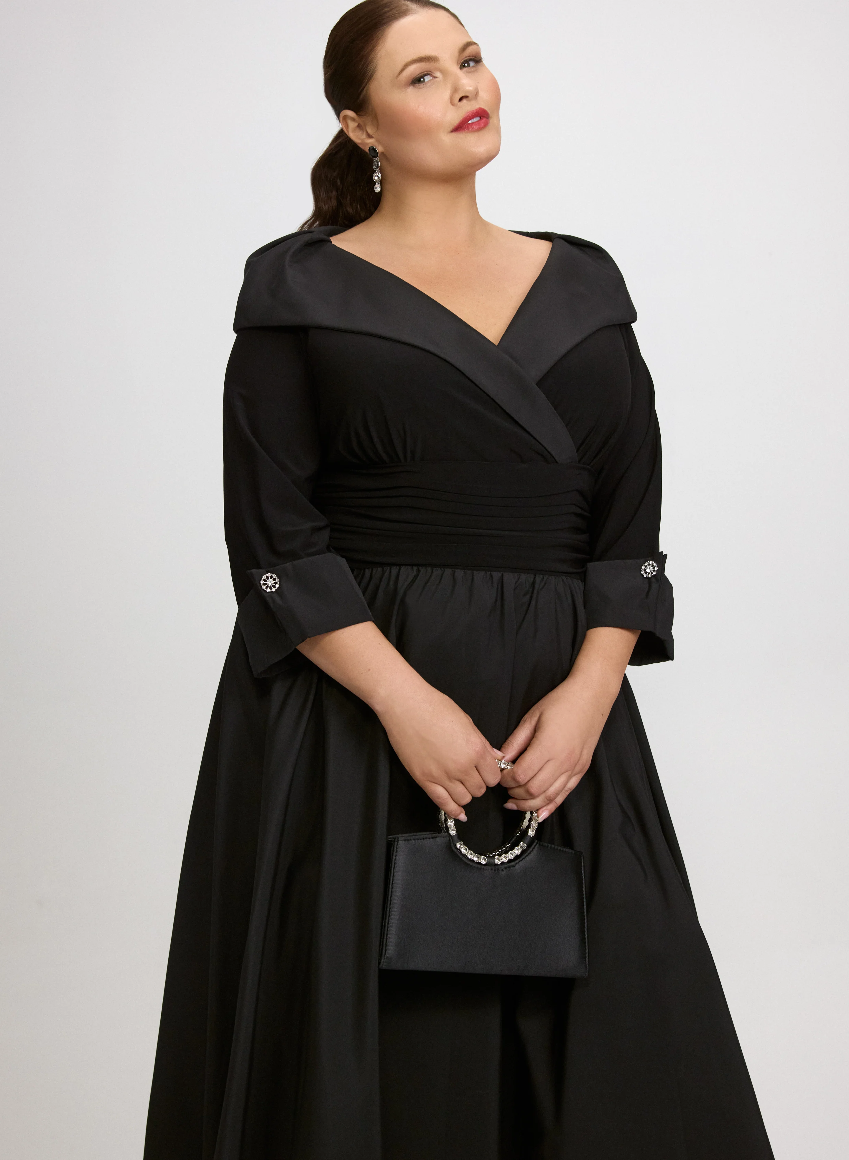 Shawl Collar Dress - Image 5