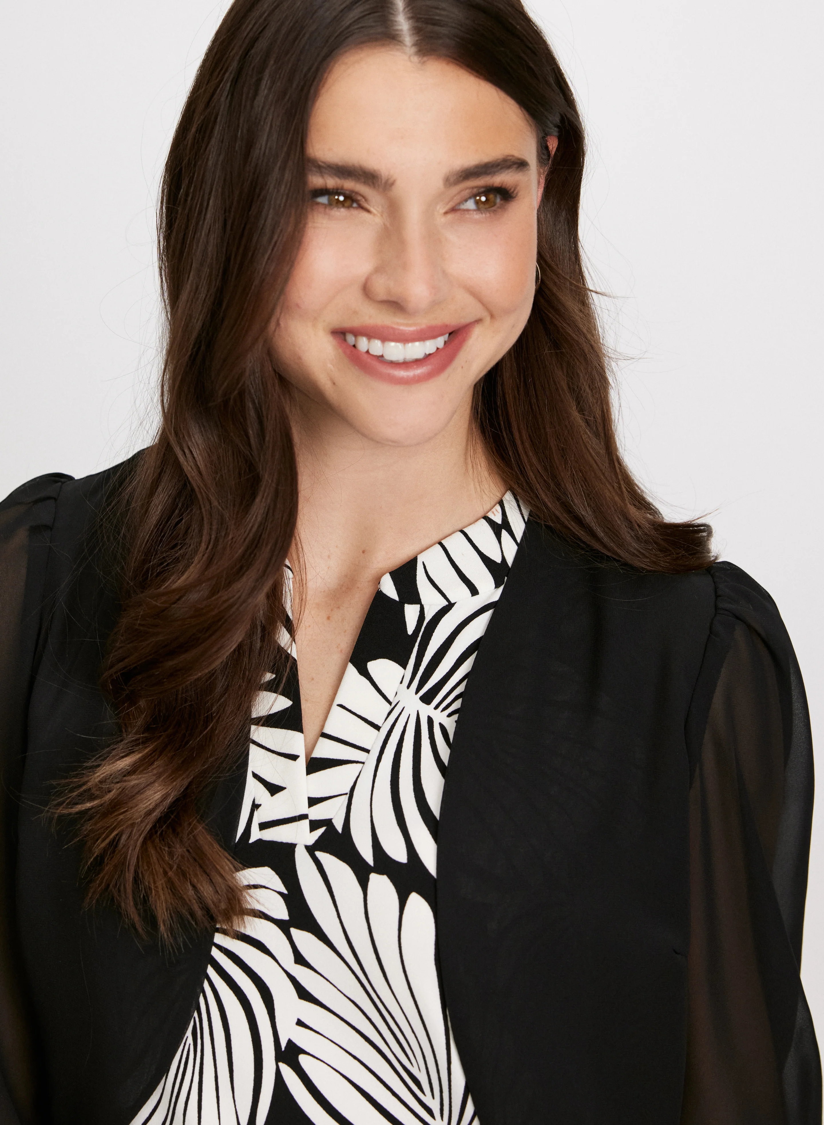 Sheer Chiffon Bolero - Image 5