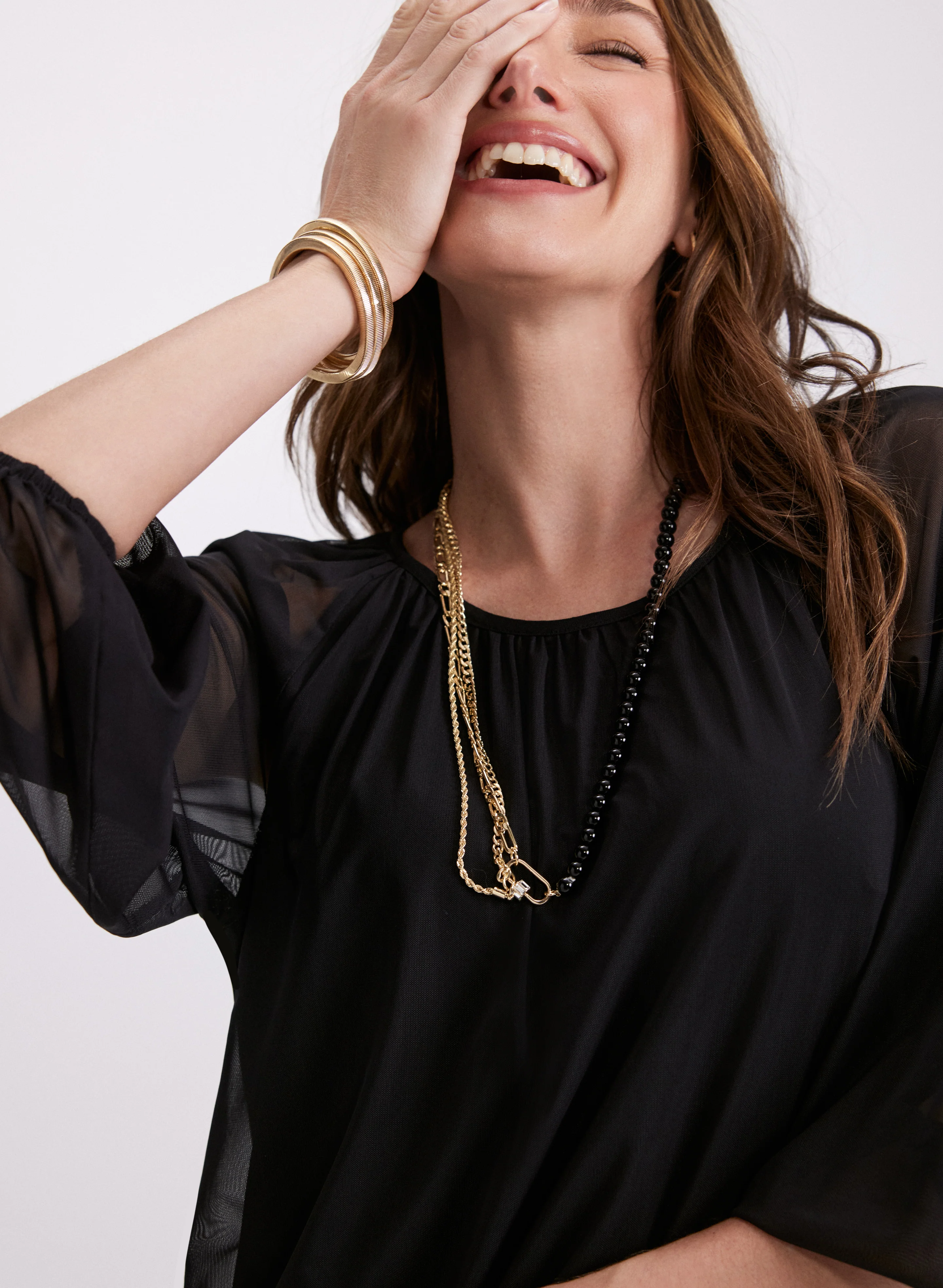 Sheer Sleeve Top - Image 6