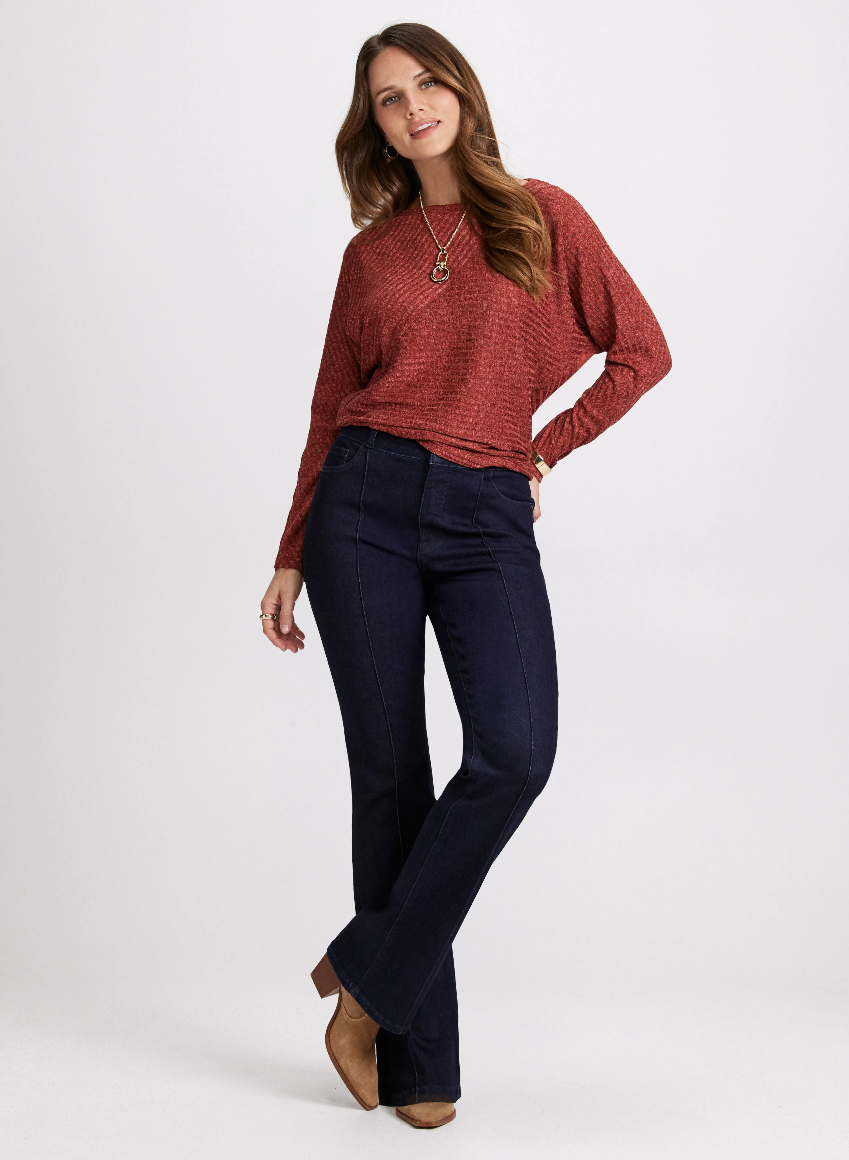 Shimmer Knit Top - Image 2