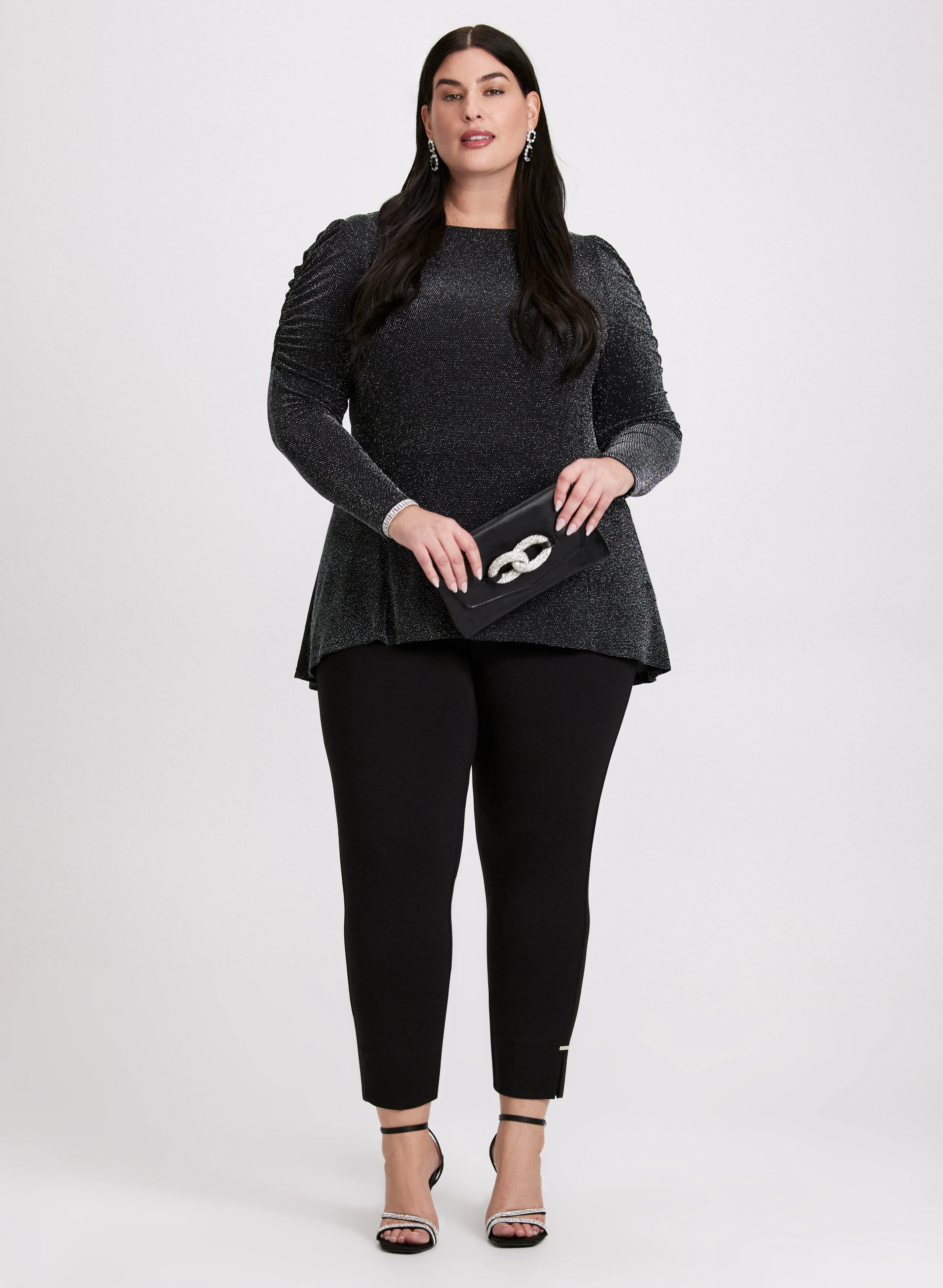 Shimmering Asymmetric Tunic - Image 4