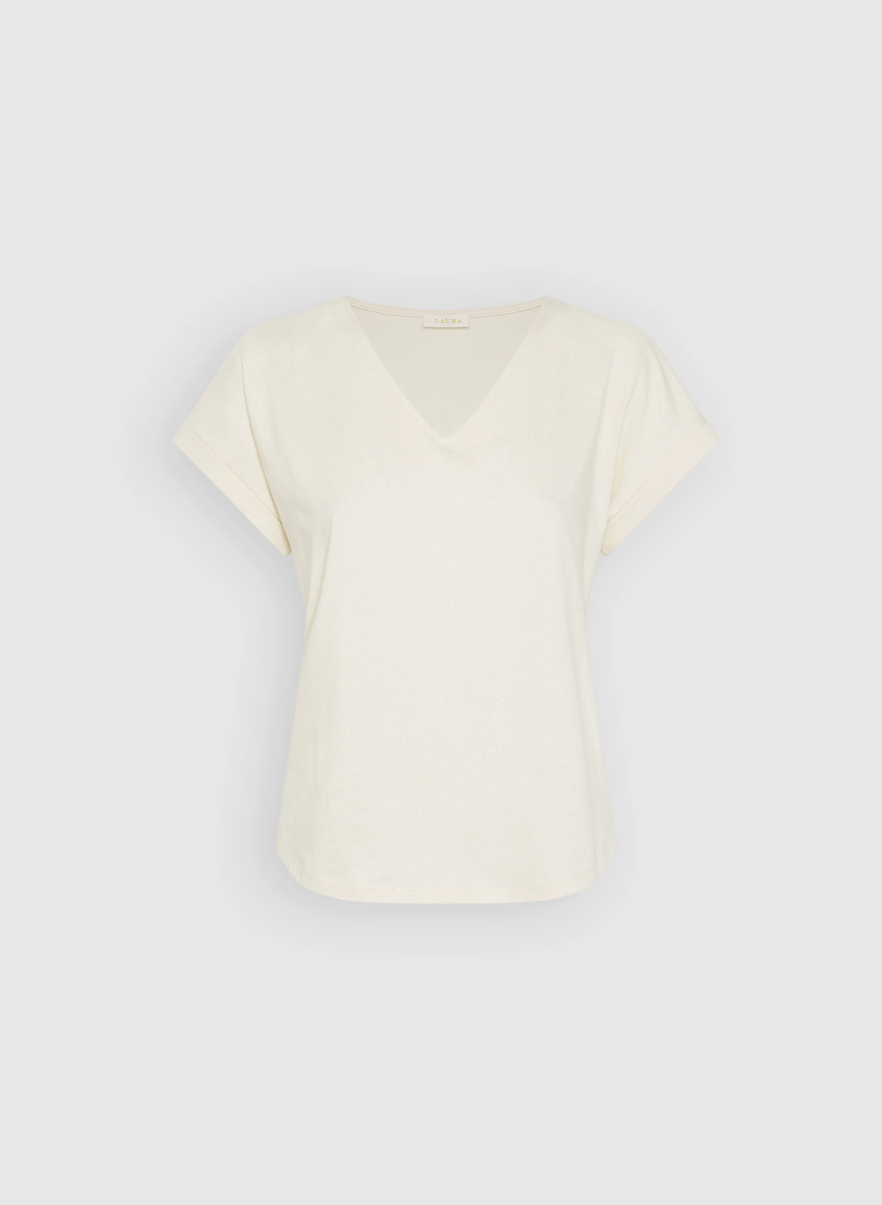 Shimmering Cotton T-Shirt - Image 5