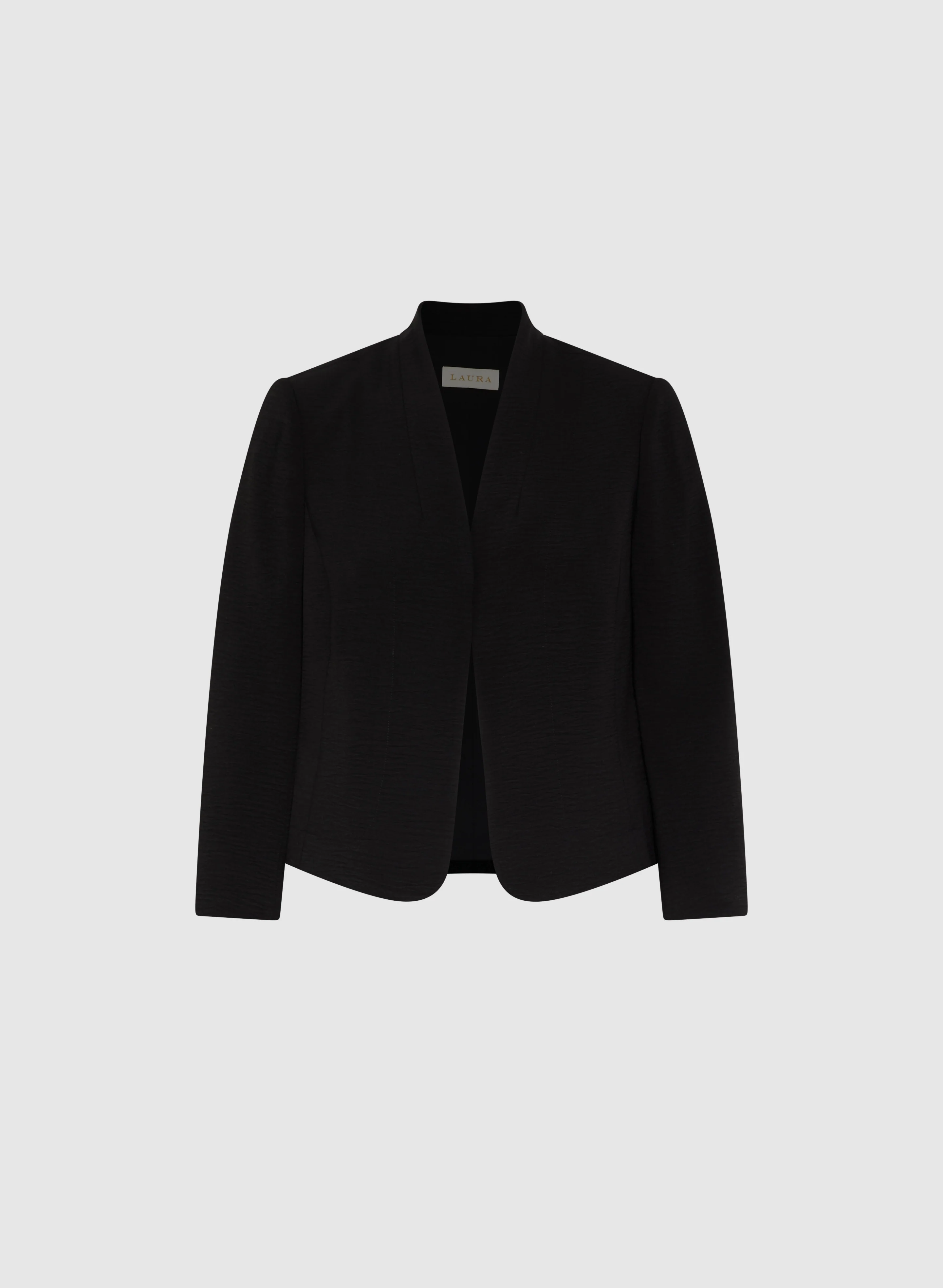 Short Collarless Jacket - Image 6