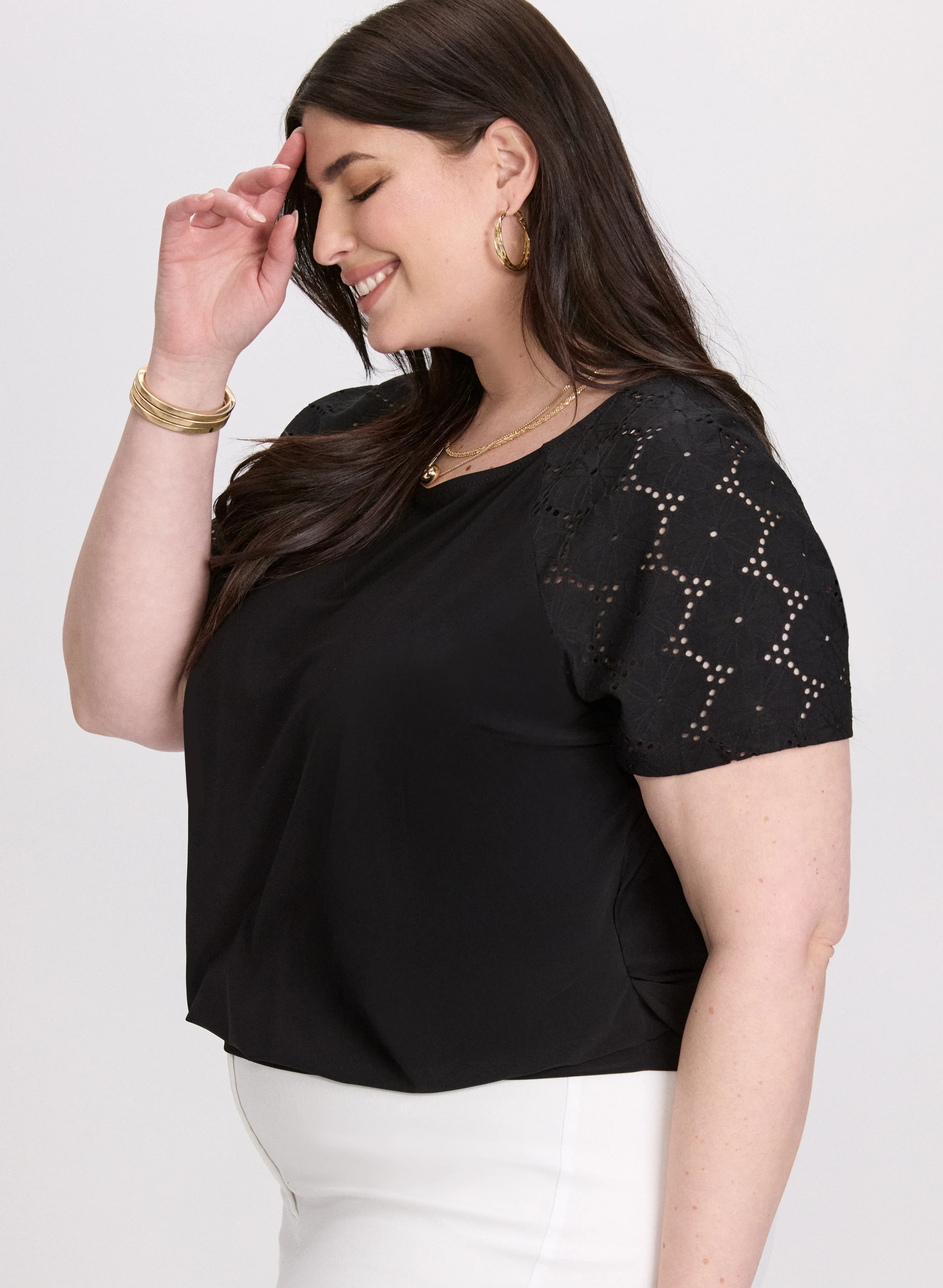 Short Raglan Sleeve Top - Image 4
