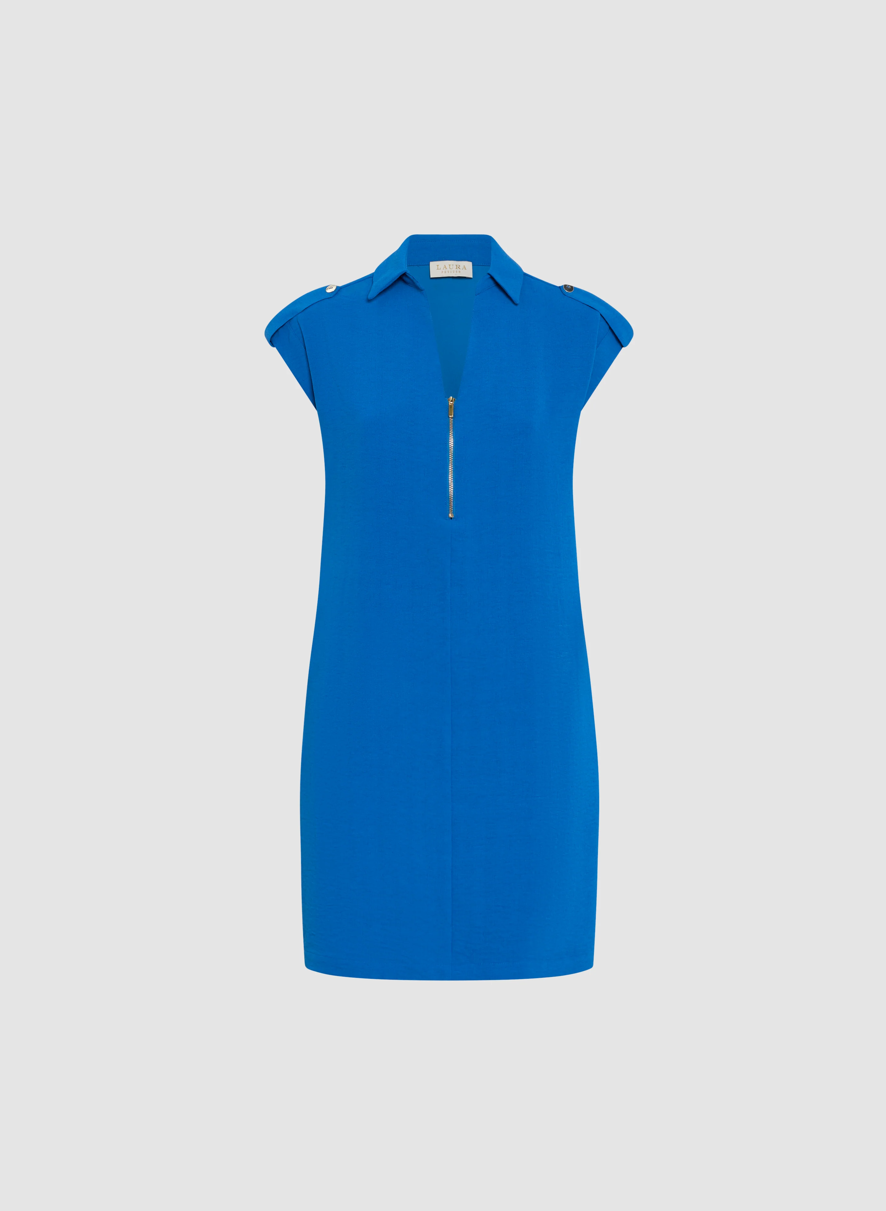 Short Shirt Collar Dress - Image 5