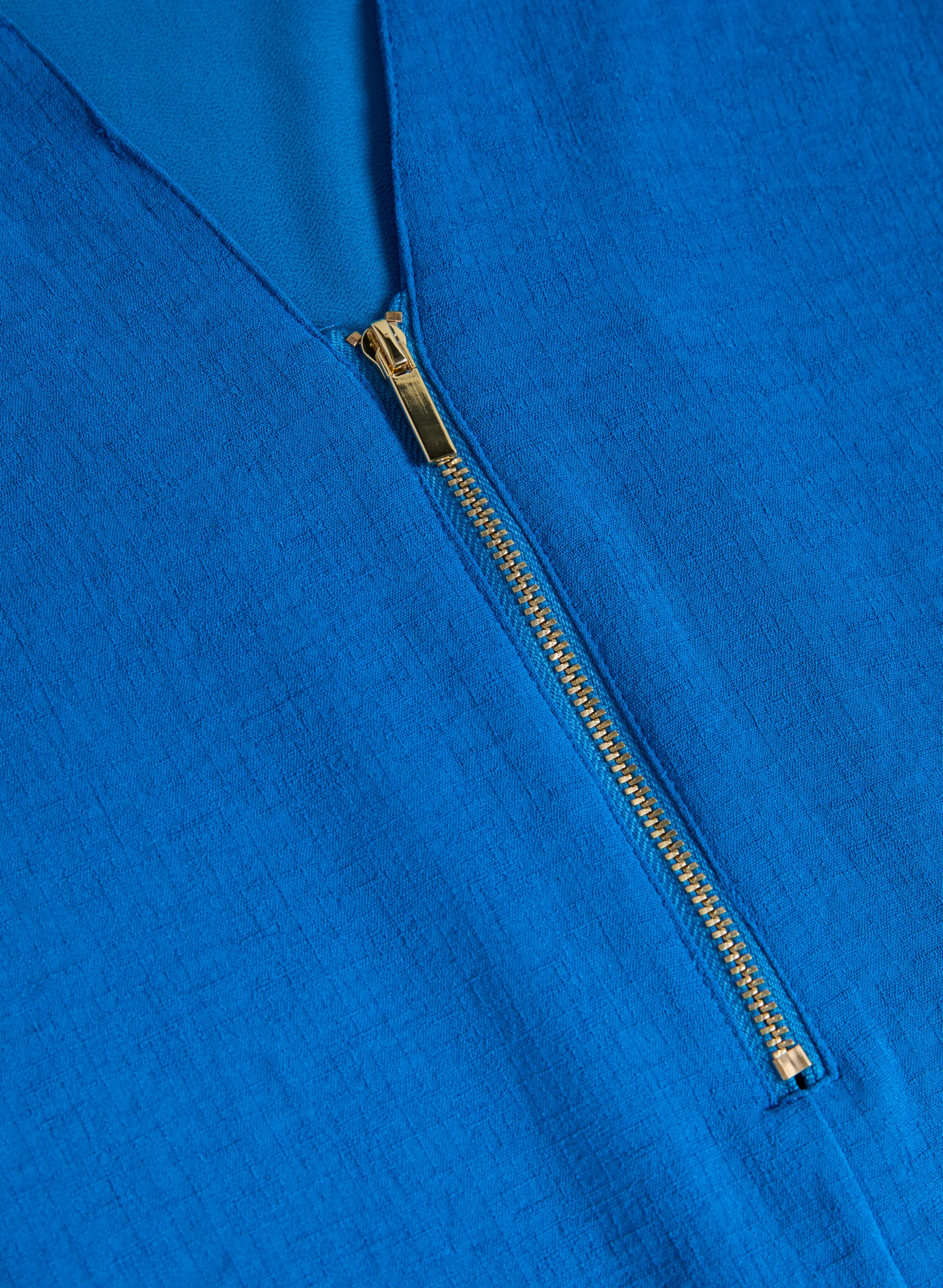 Short Shirt Collar Dress - Image 6