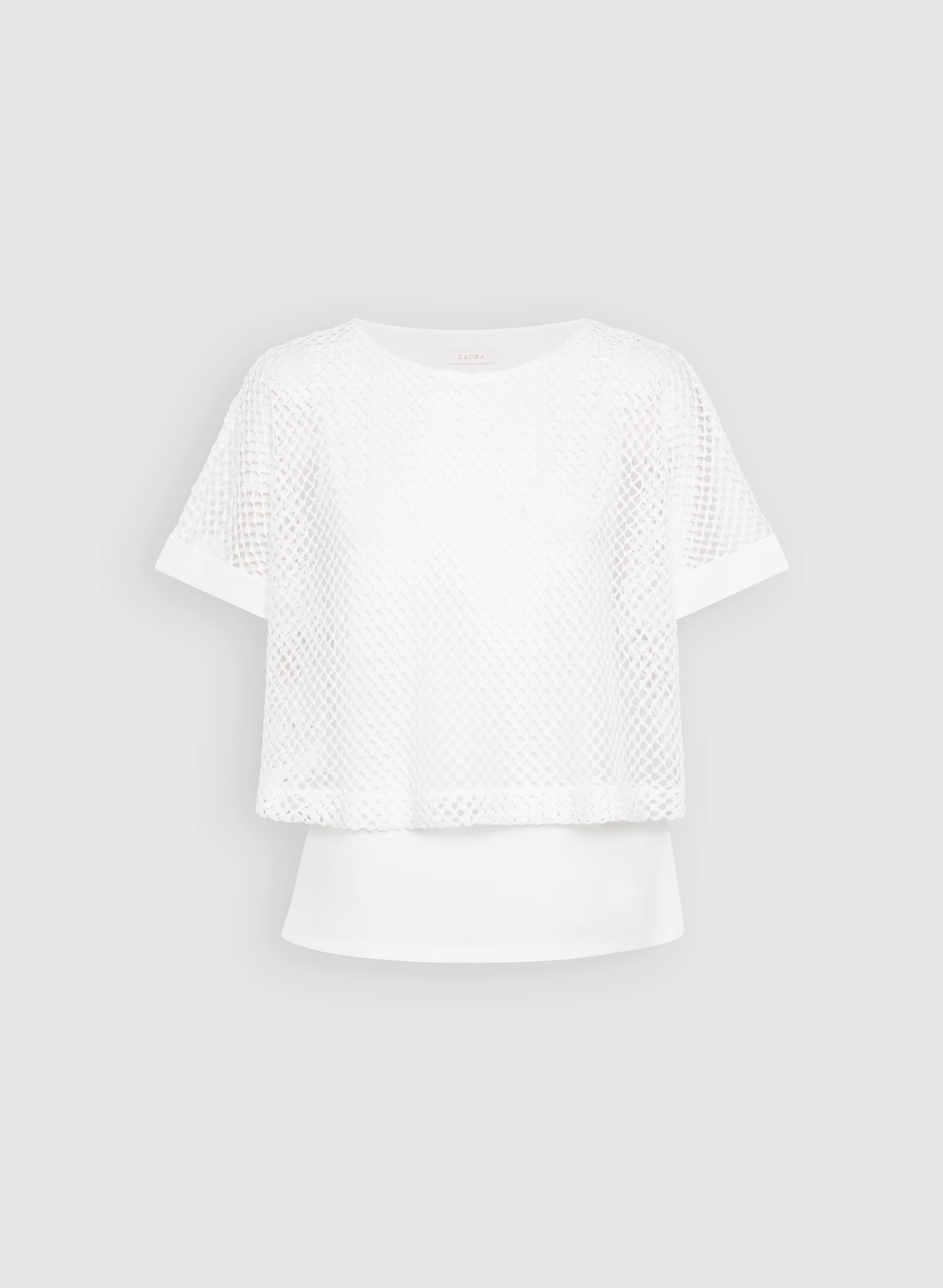 Short Sleeve Crochet Top - Image 6