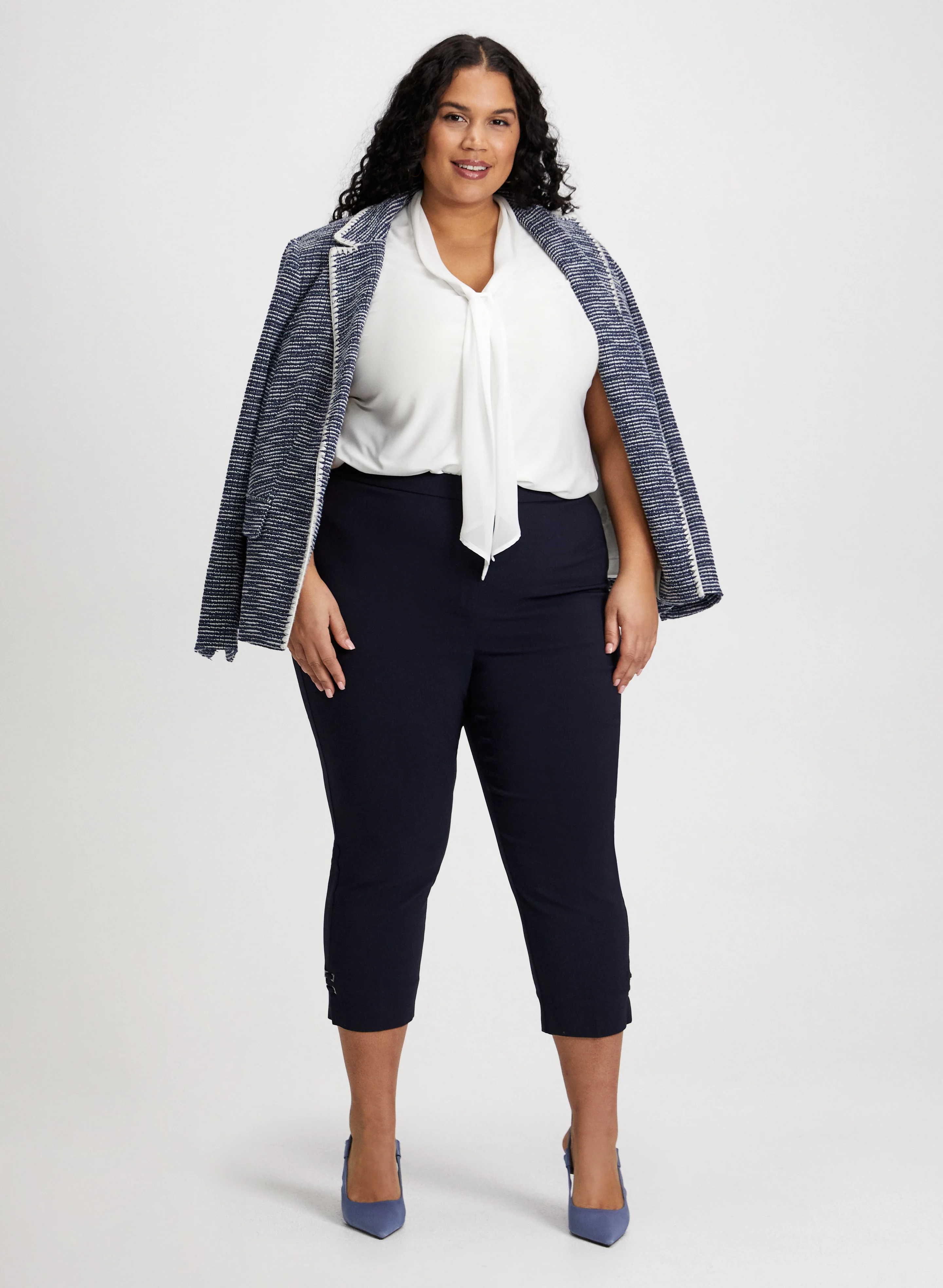 Signature Fit Bengaline Capris - Image 5