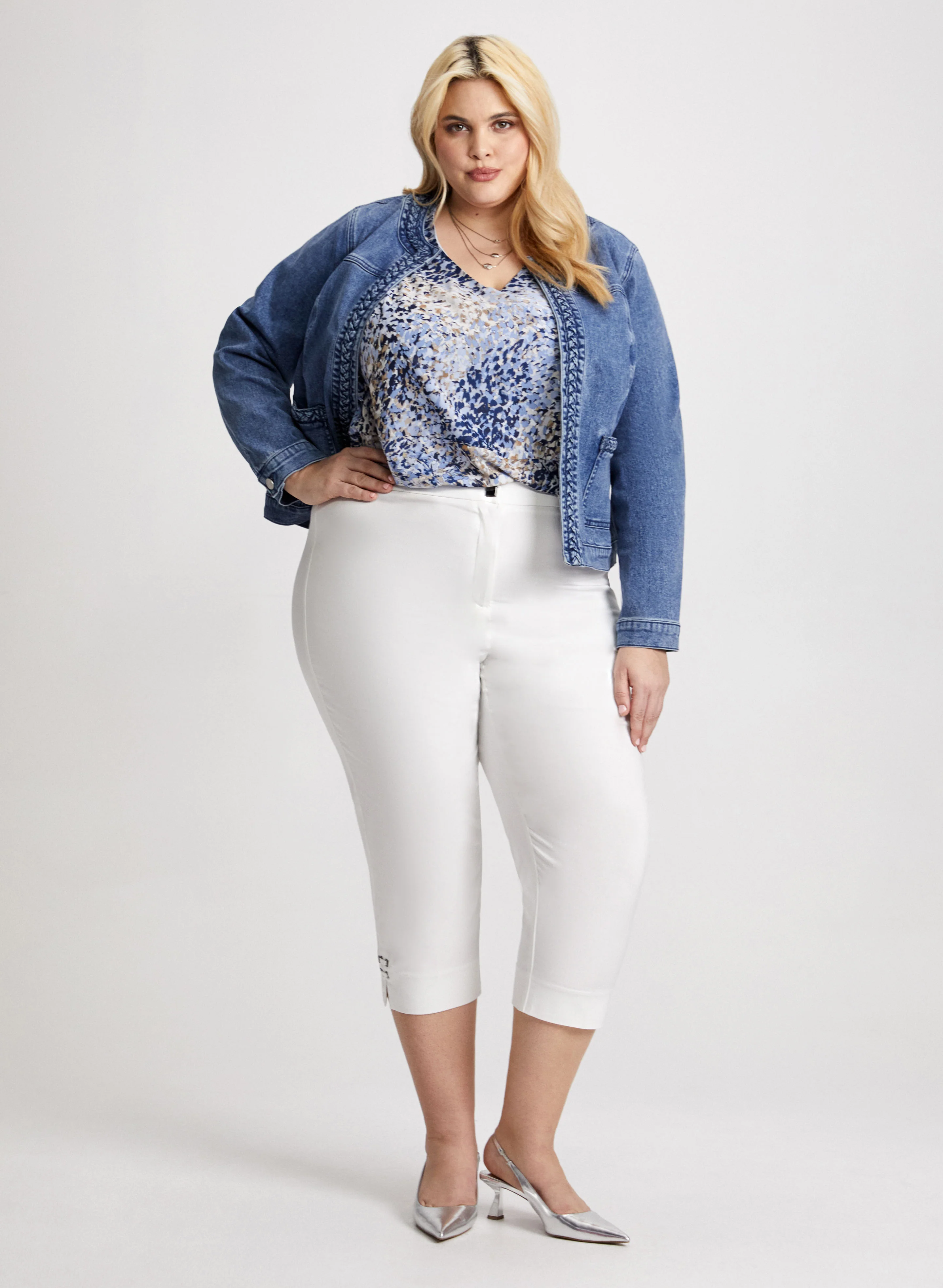 Signature Fit Bengaline Capris - Image 3