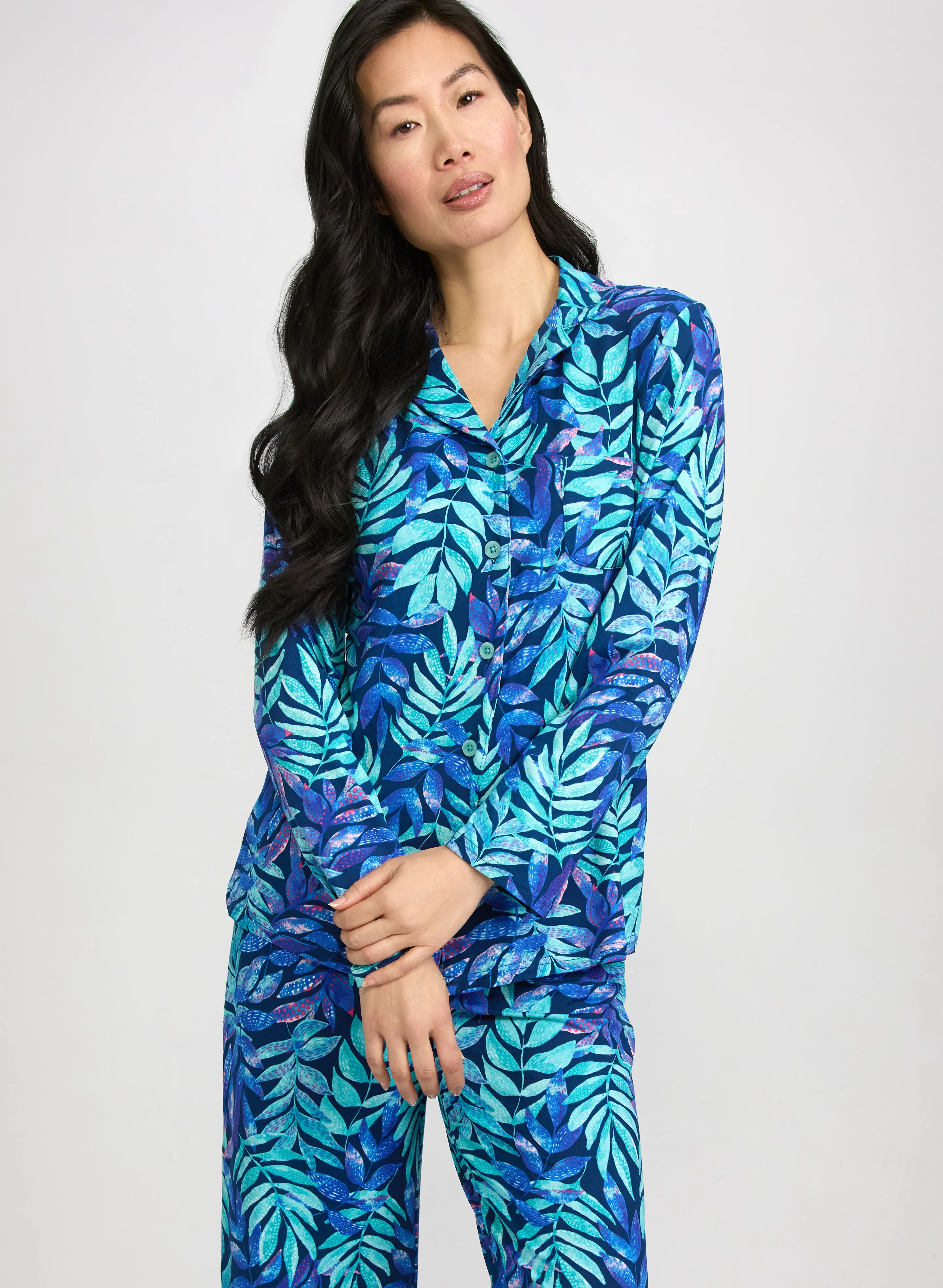 Simon Chang - Palm Print Pyjama Set - Image 4